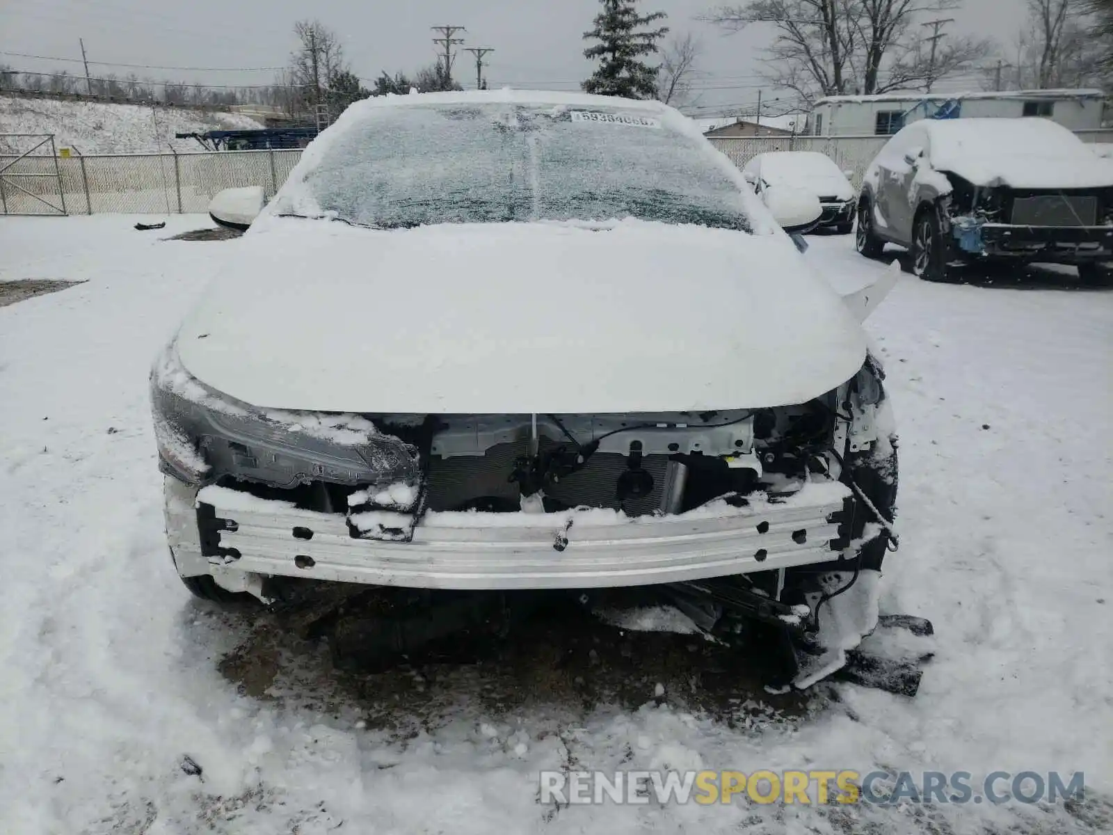 9 Photograph of a damaged car 5YFEPMAE7MP162898 TOYOTA COROLLA 2021