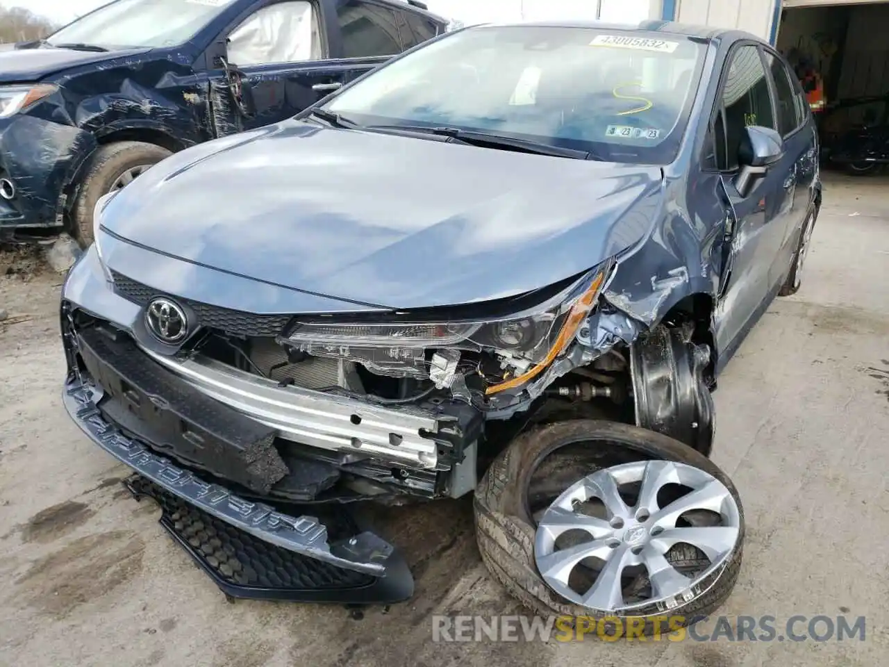 2 Photograph of a damaged car 5YFEPMAE7MP163596 TOYOTA COROLLA 2021