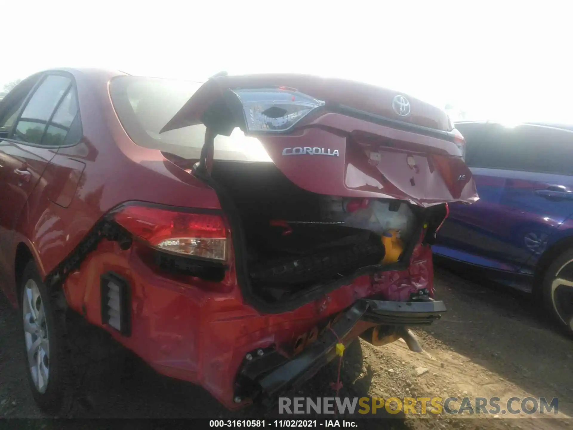 6 Photograph of a damaged car 5YFEPMAE7MP163646 TOYOTA COROLLA 2021