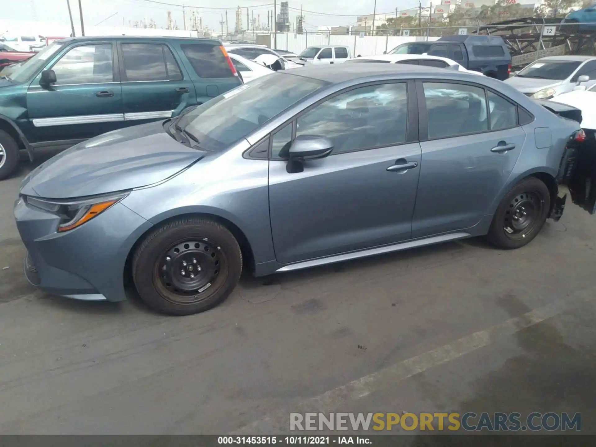 2 Photograph of a damaged car 5YFEPMAE7MP164179 TOYOTA COROLLA 2021