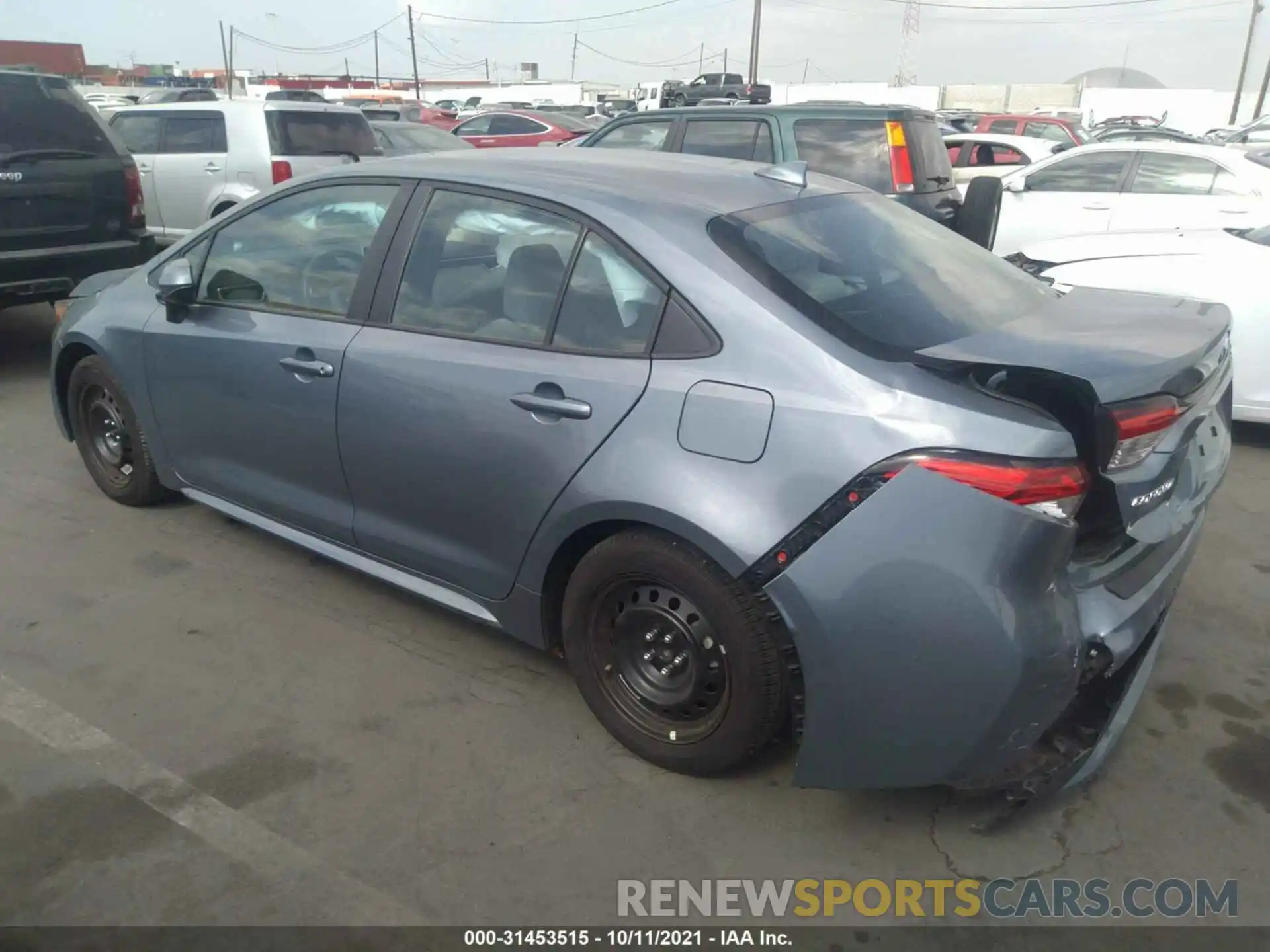 3 Photograph of a damaged car 5YFEPMAE7MP164179 TOYOTA COROLLA 2021