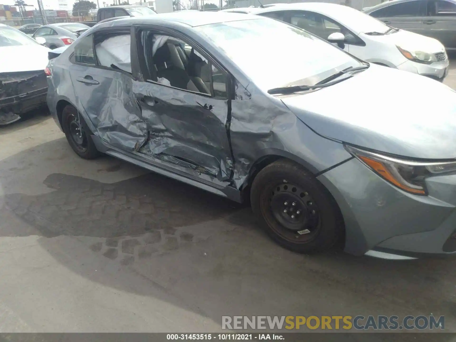 6 Photograph of a damaged car 5YFEPMAE7MP164179 TOYOTA COROLLA 2021