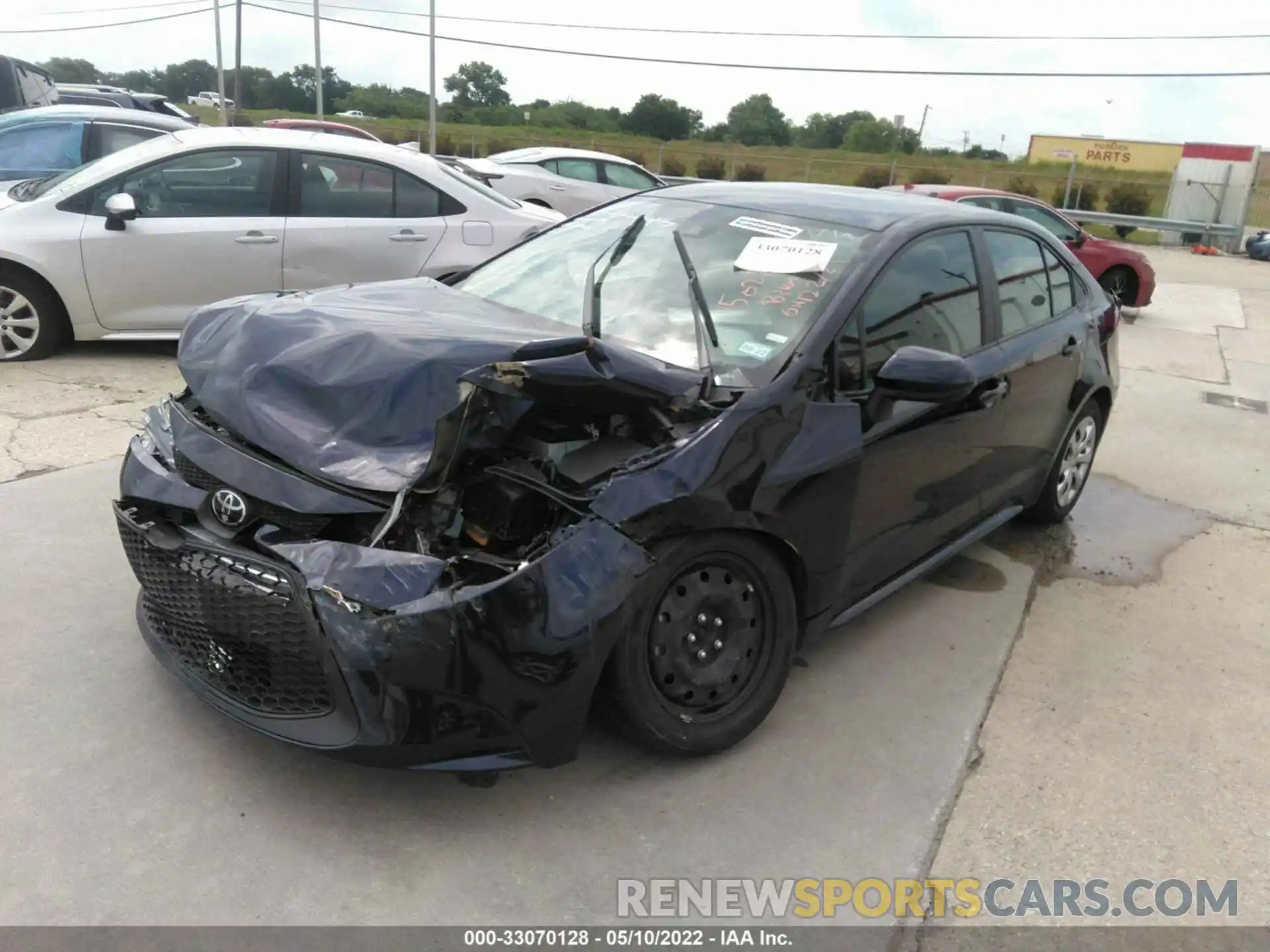 2 Photograph of a damaged car 5YFEPMAE7MP165025 TOYOTA COROLLA 2021