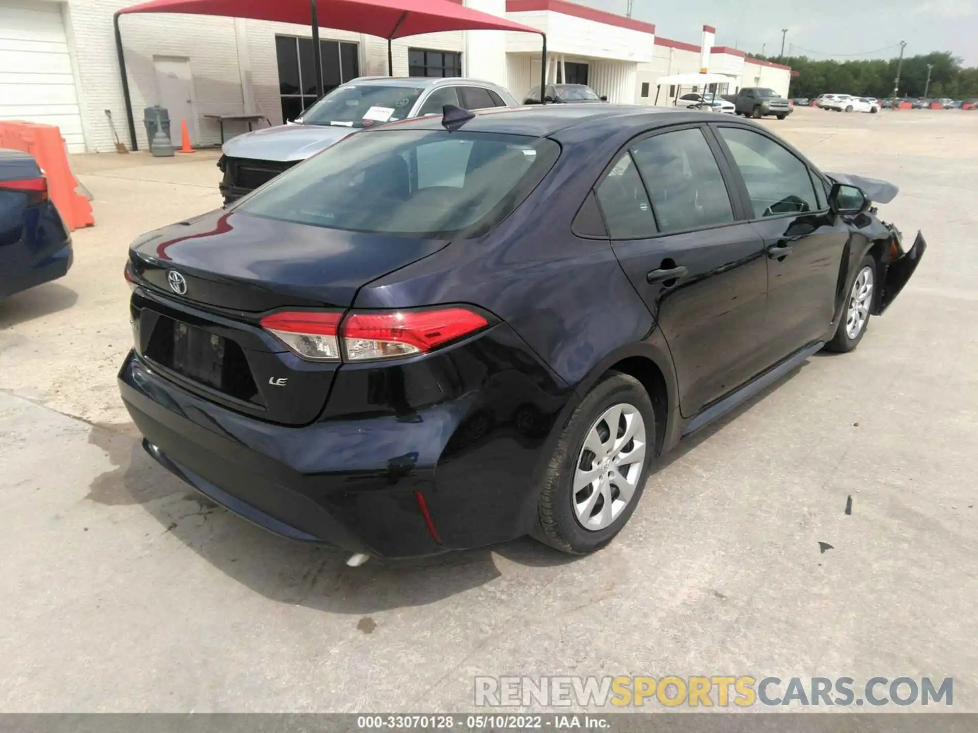 4 Photograph of a damaged car 5YFEPMAE7MP165025 TOYOTA COROLLA 2021