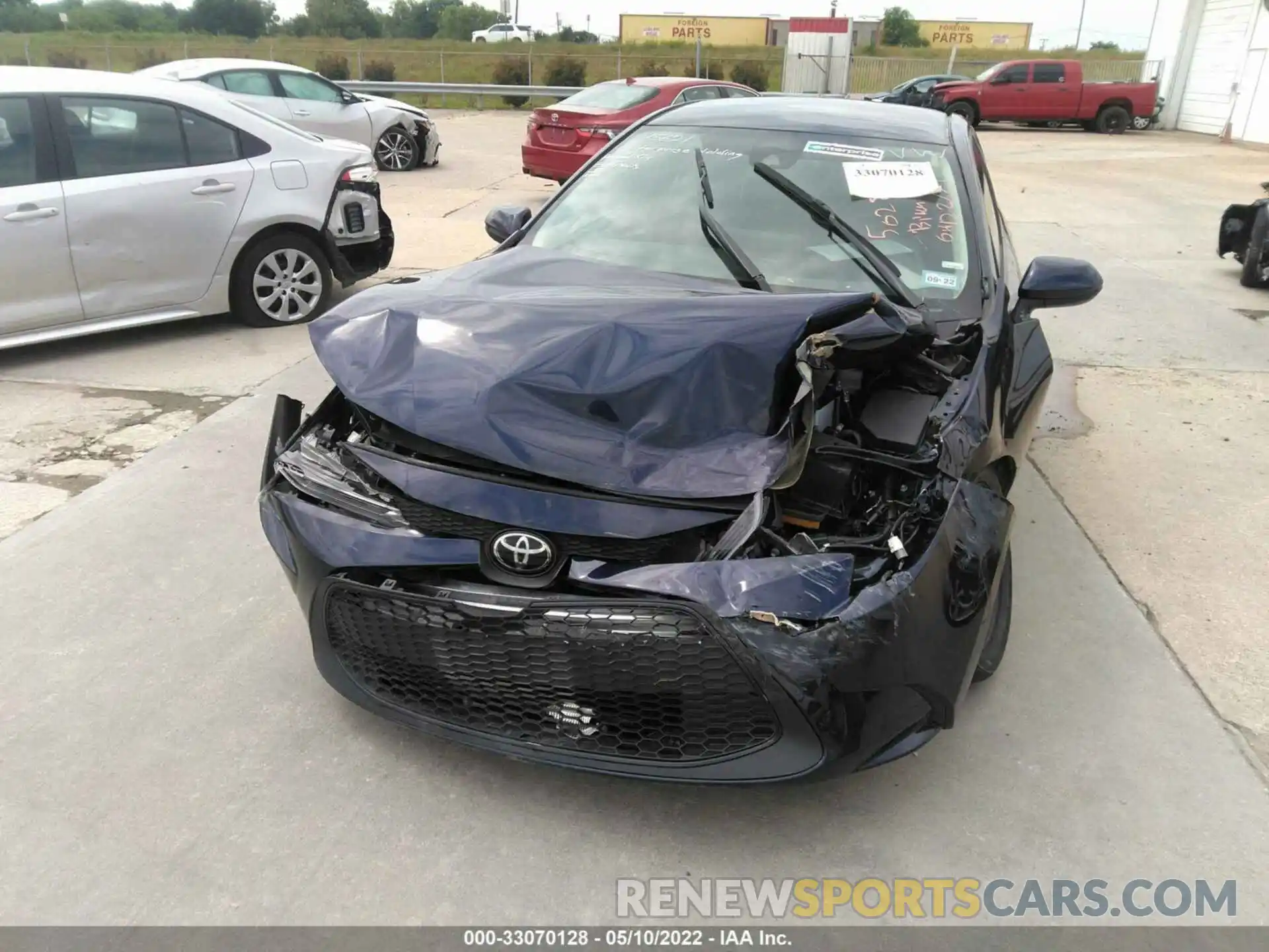 6 Photograph of a damaged car 5YFEPMAE7MP165025 TOYOTA COROLLA 2021