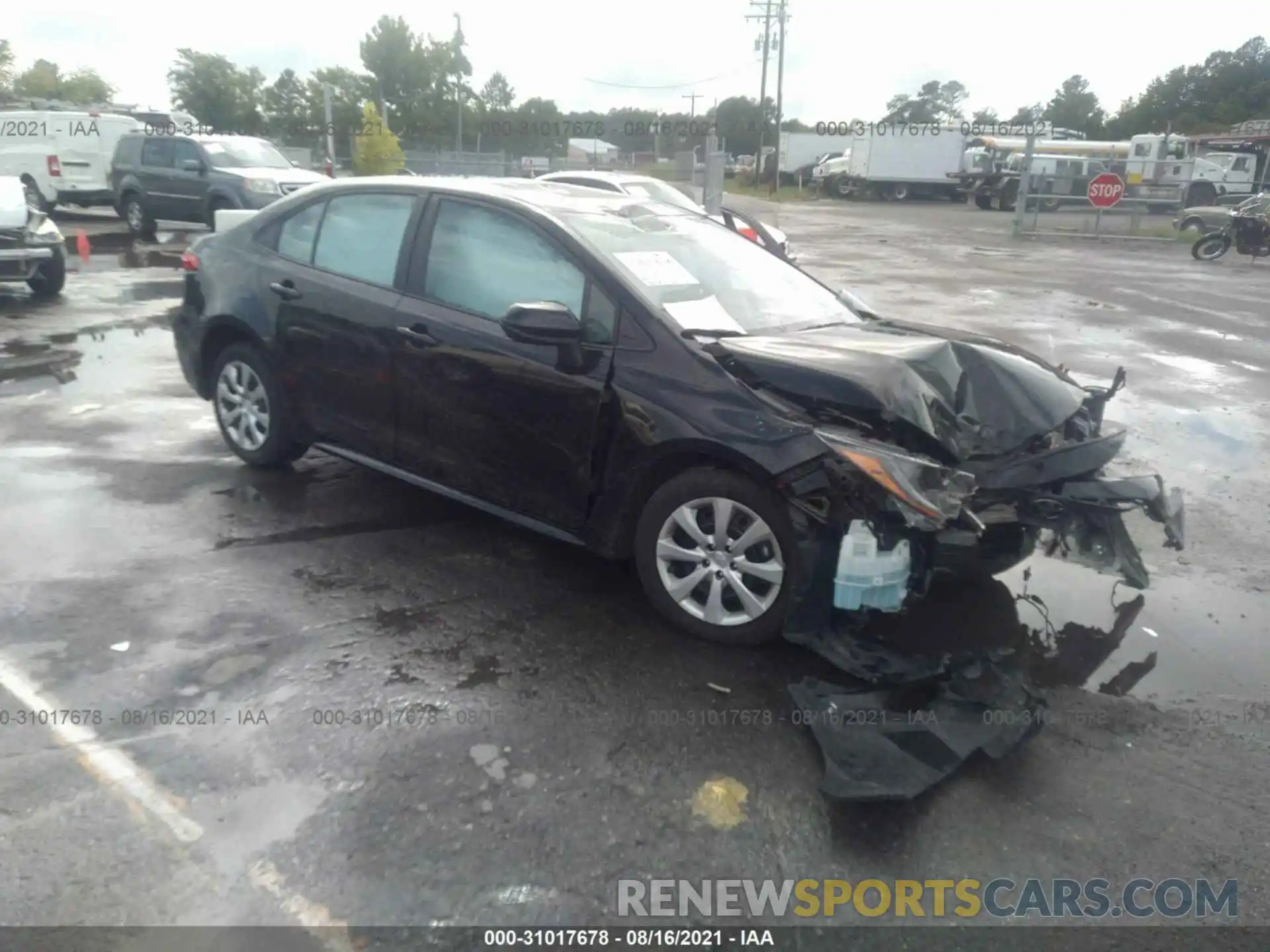 1 Photograph of a damaged car 5YFEPMAE7MP165610 TOYOTA COROLLA 2021