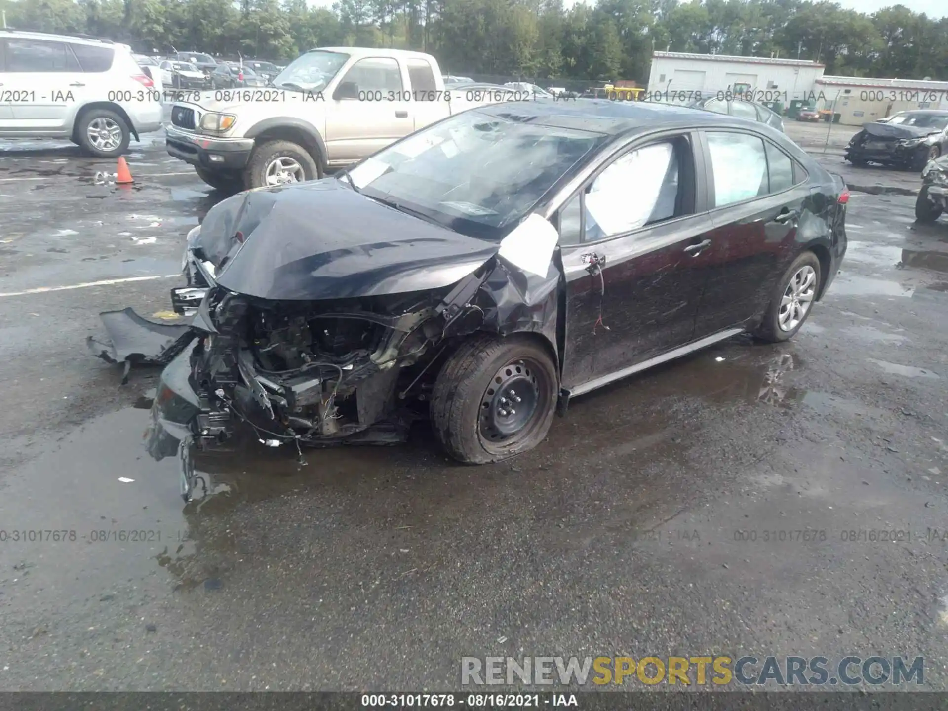 2 Photograph of a damaged car 5YFEPMAE7MP165610 TOYOTA COROLLA 2021