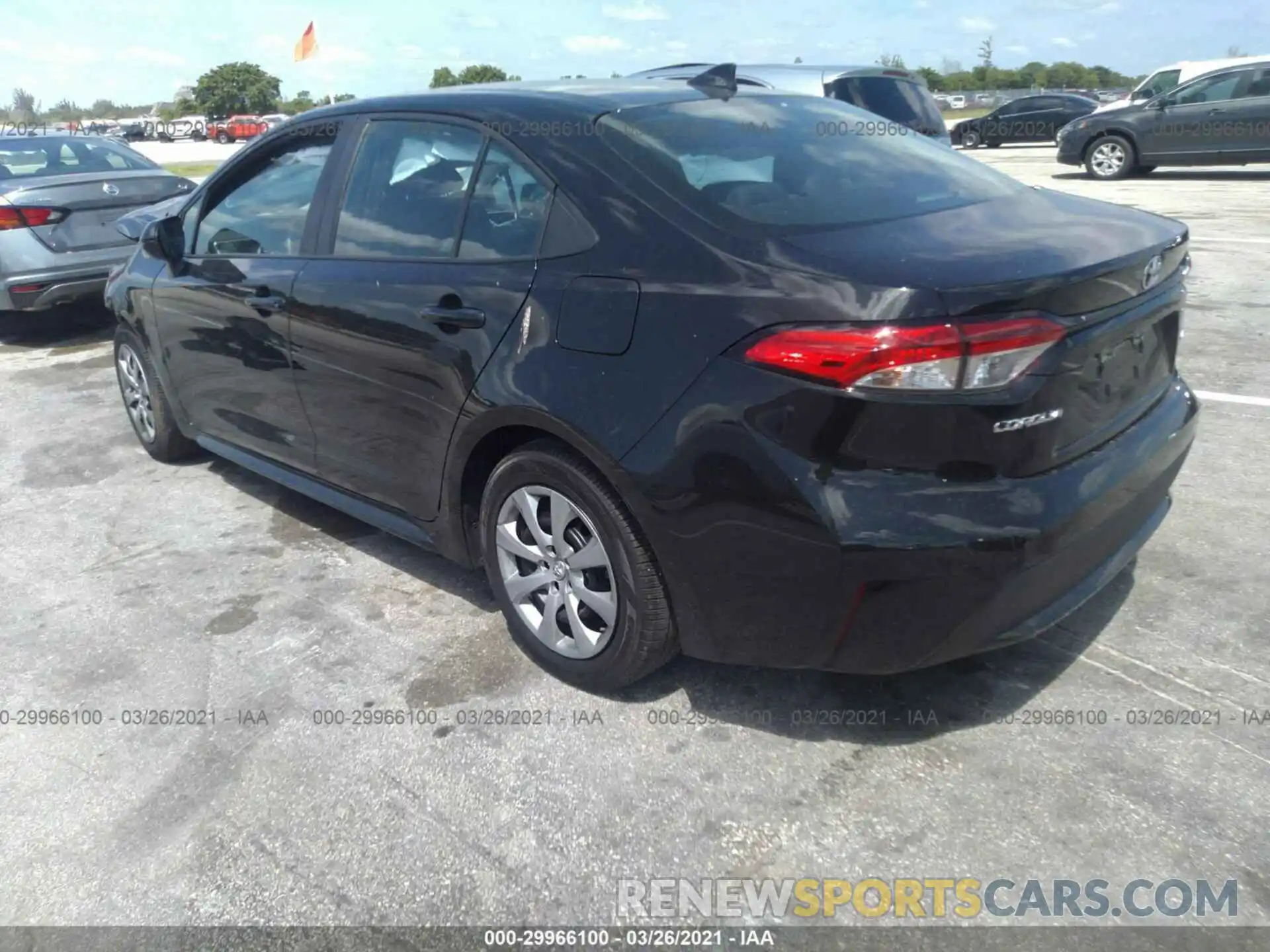 3 Photograph of a damaged car 5YFEPMAE7MP166398 TOYOTA COROLLA 2021