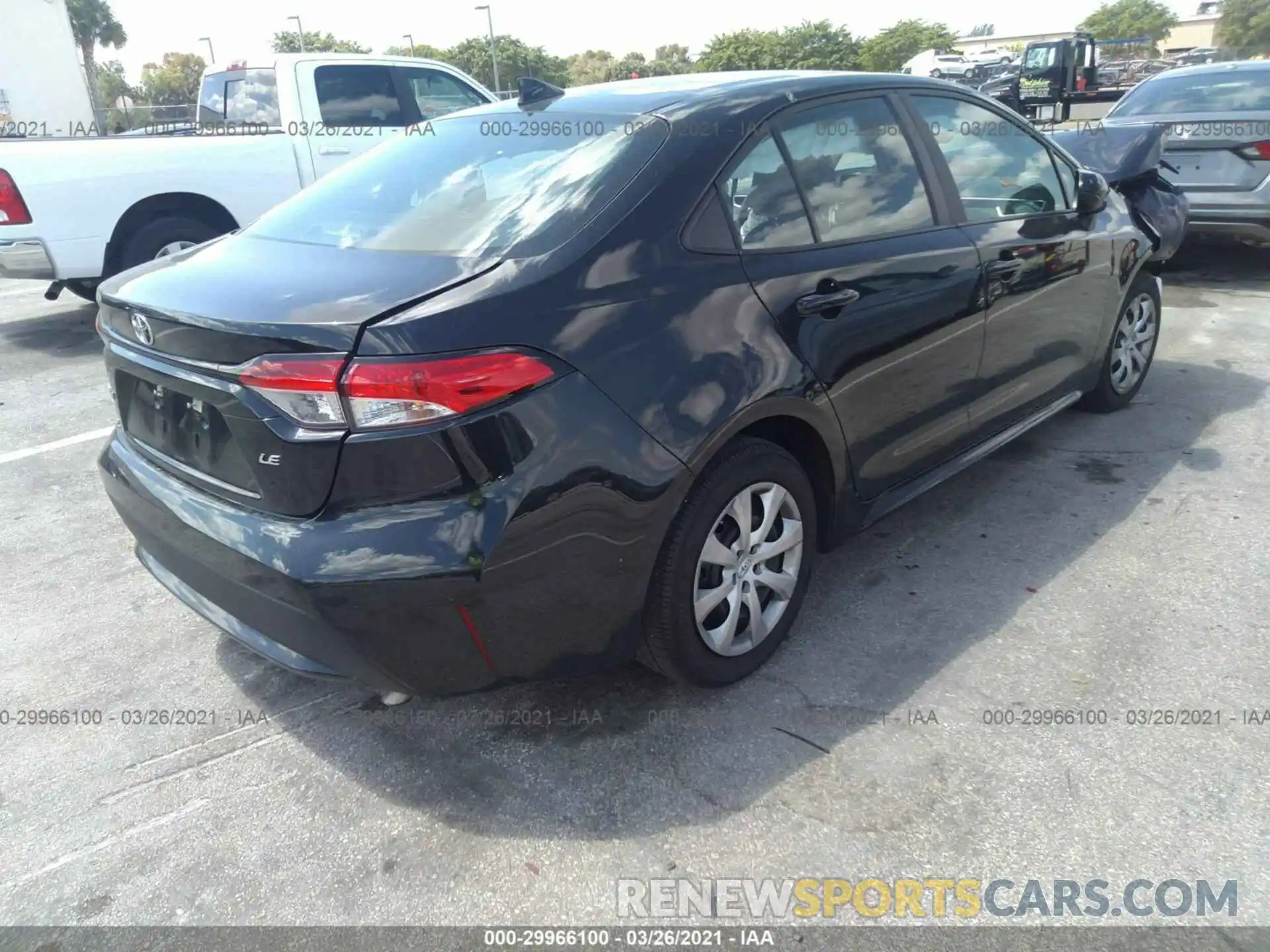 4 Photograph of a damaged car 5YFEPMAE7MP166398 TOYOTA COROLLA 2021