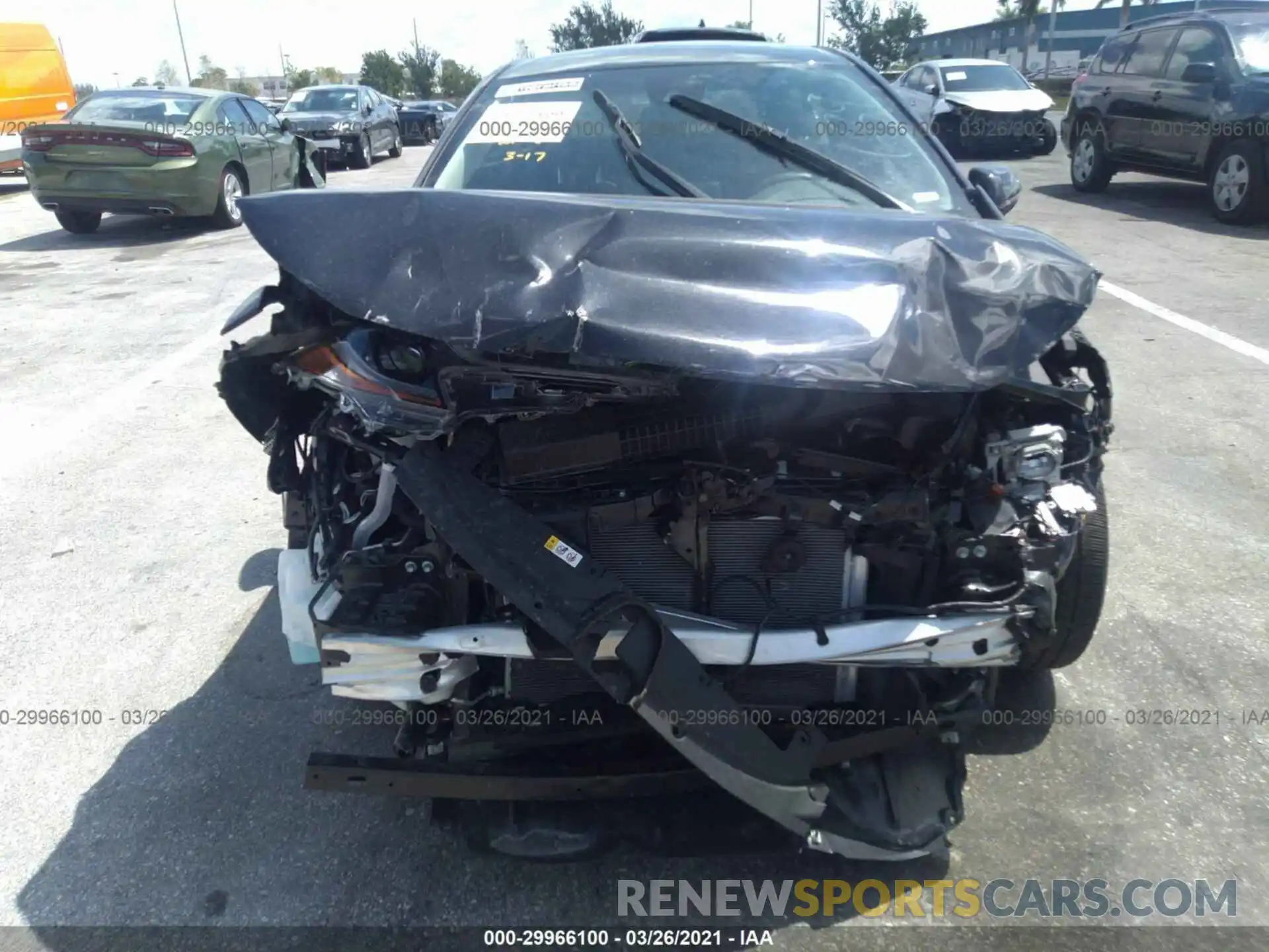 6 Photograph of a damaged car 5YFEPMAE7MP166398 TOYOTA COROLLA 2021