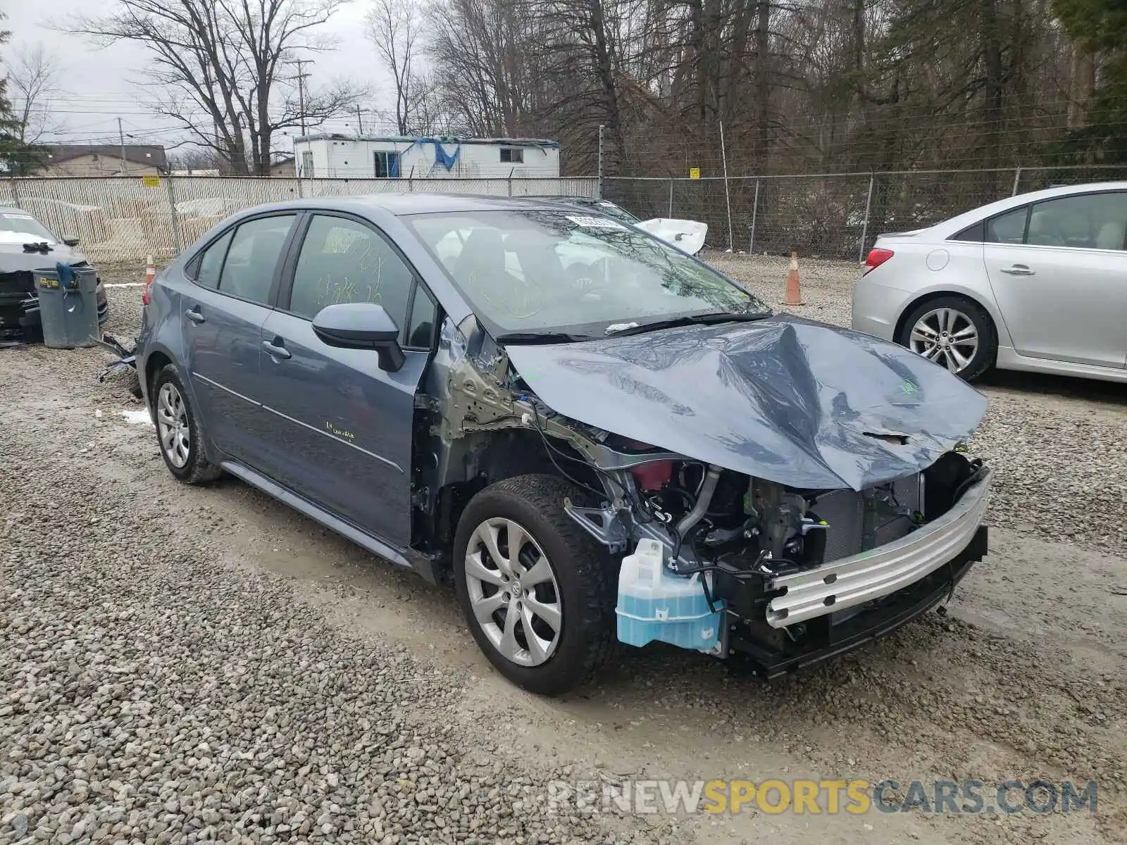 1 Photograph of a damaged car 5YFEPMAE7MP166899 TOYOTA COROLLA 2021