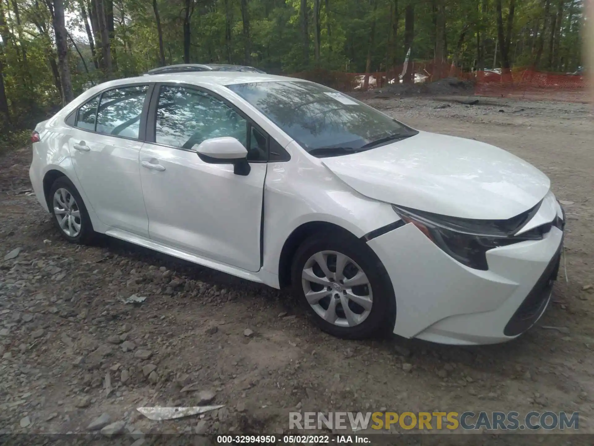 1 Photograph of a damaged car 5YFEPMAE7MP167616 TOYOTA COROLLA 2021