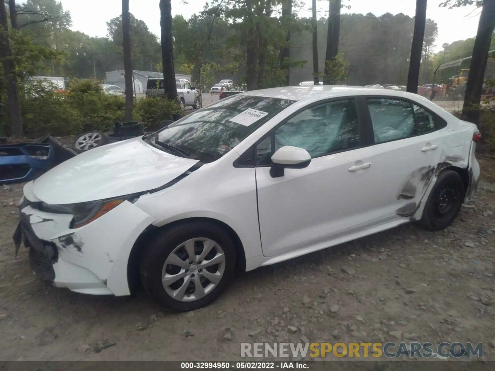 2 Photograph of a damaged car 5YFEPMAE7MP167616 TOYOTA COROLLA 2021