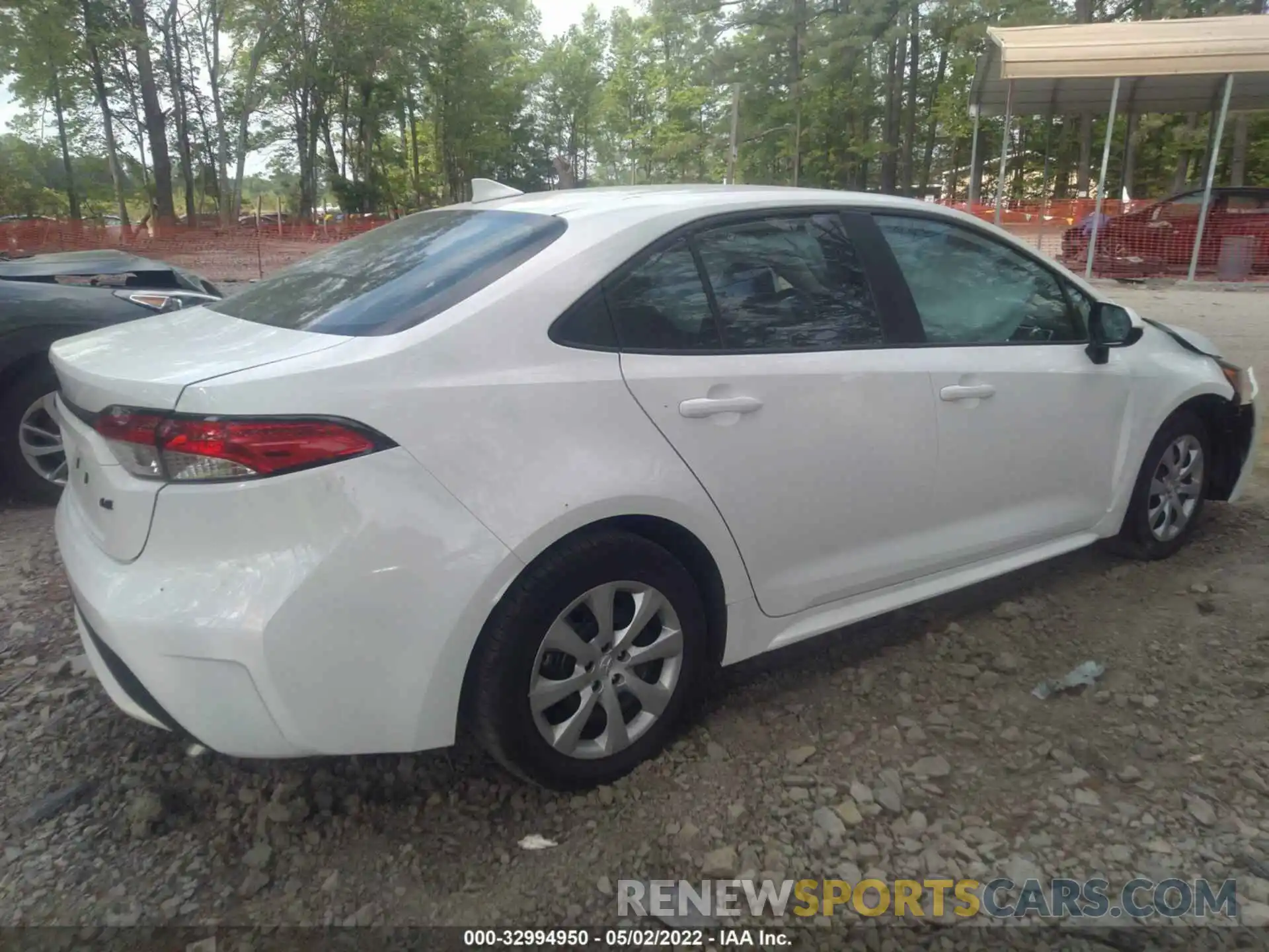 4 Photograph of a damaged car 5YFEPMAE7MP167616 TOYOTA COROLLA 2021