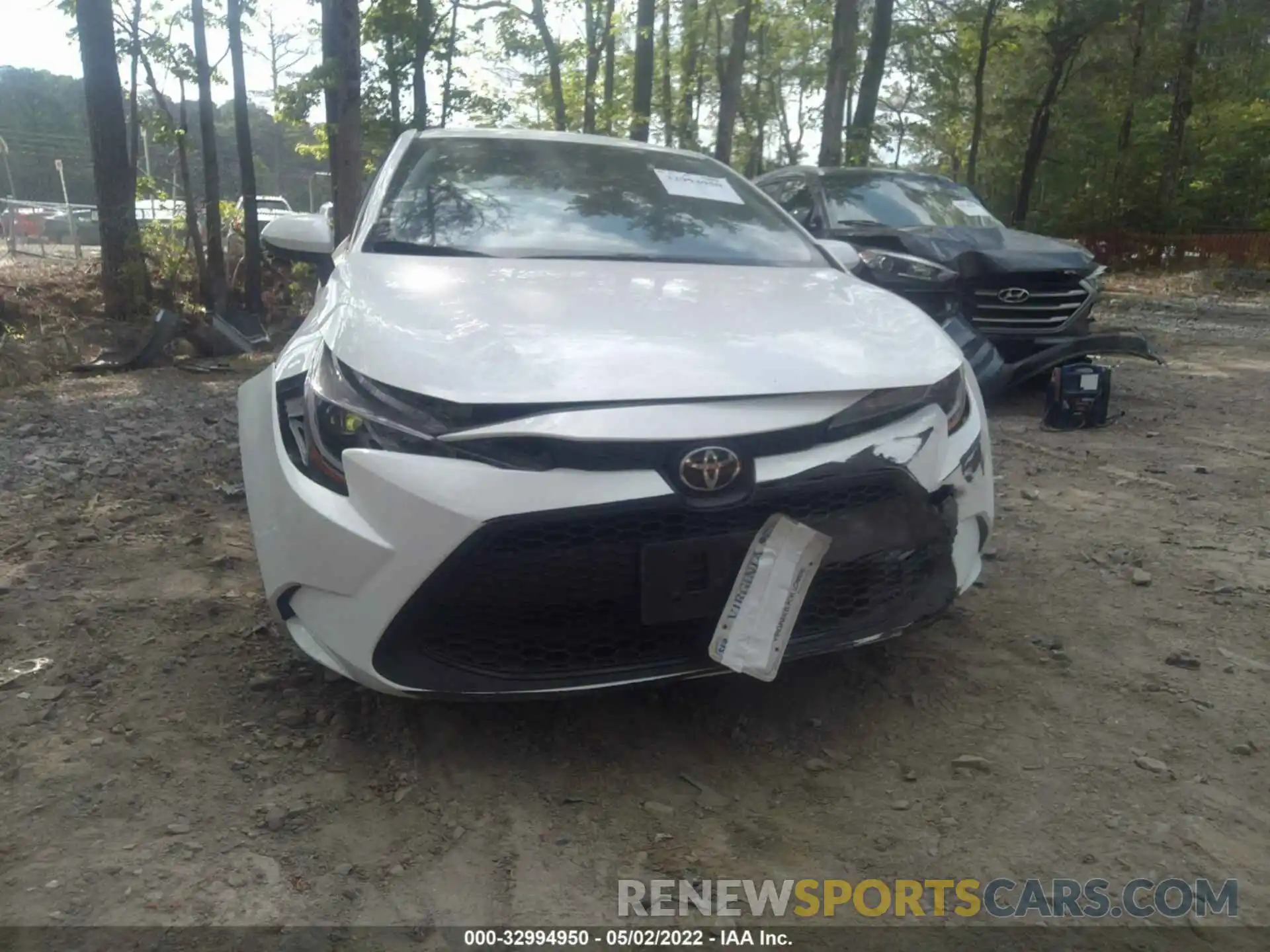 6 Photograph of a damaged car 5YFEPMAE7MP167616 TOYOTA COROLLA 2021