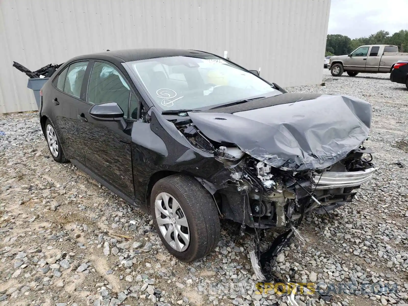 1 Photograph of a damaged car 5YFEPMAE7MP168314 TOYOTA COROLLA 2021