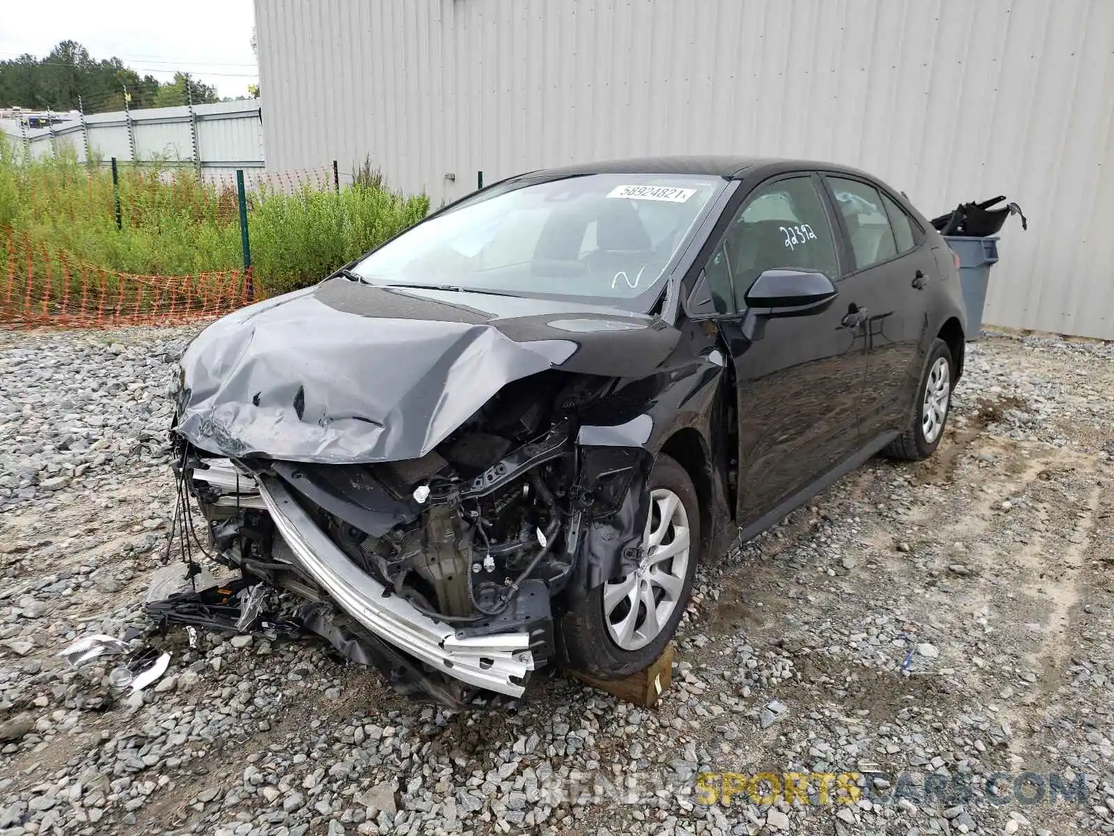 2 Photograph of a damaged car 5YFEPMAE7MP168314 TOYOTA COROLLA 2021