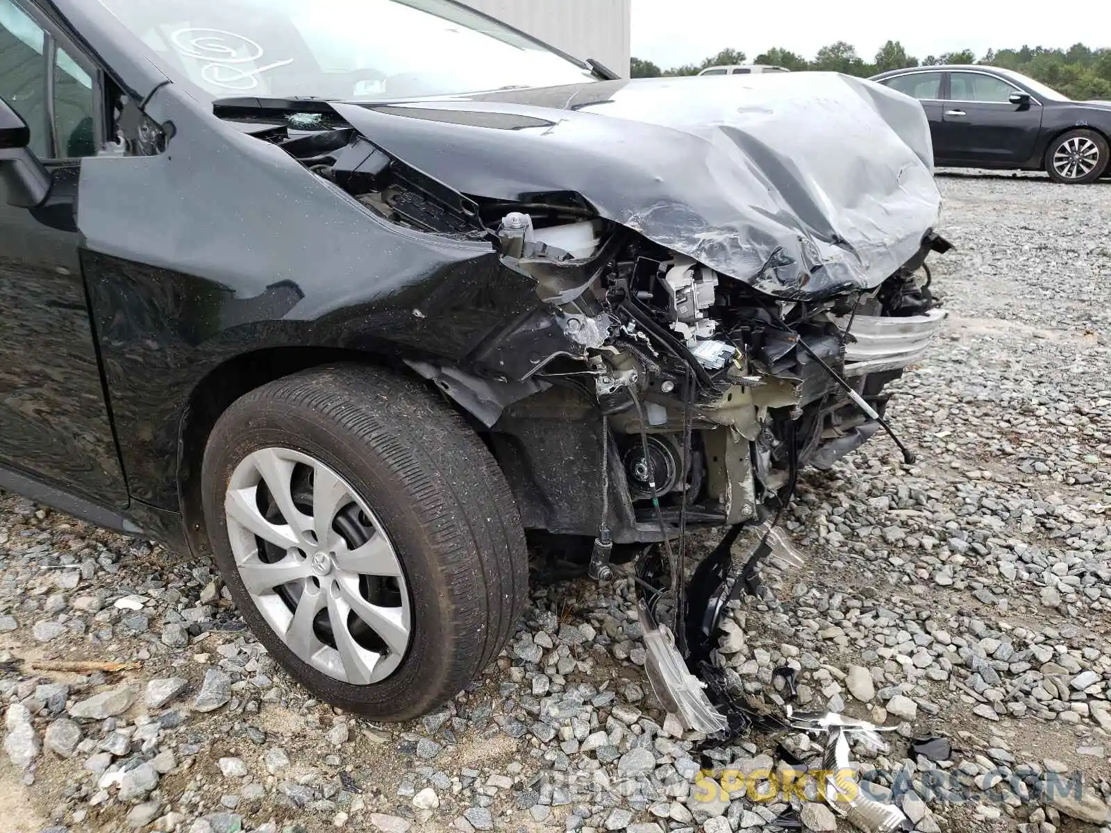 9 Photograph of a damaged car 5YFEPMAE7MP168314 TOYOTA COROLLA 2021