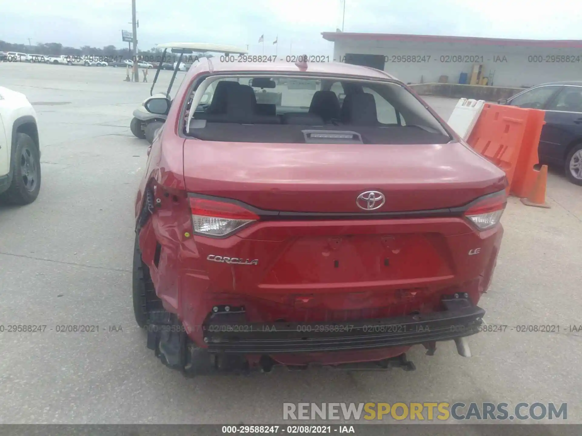 6 Photograph of a damaged car 5YFEPMAE7MP168460 TOYOTA COROLLA 2021