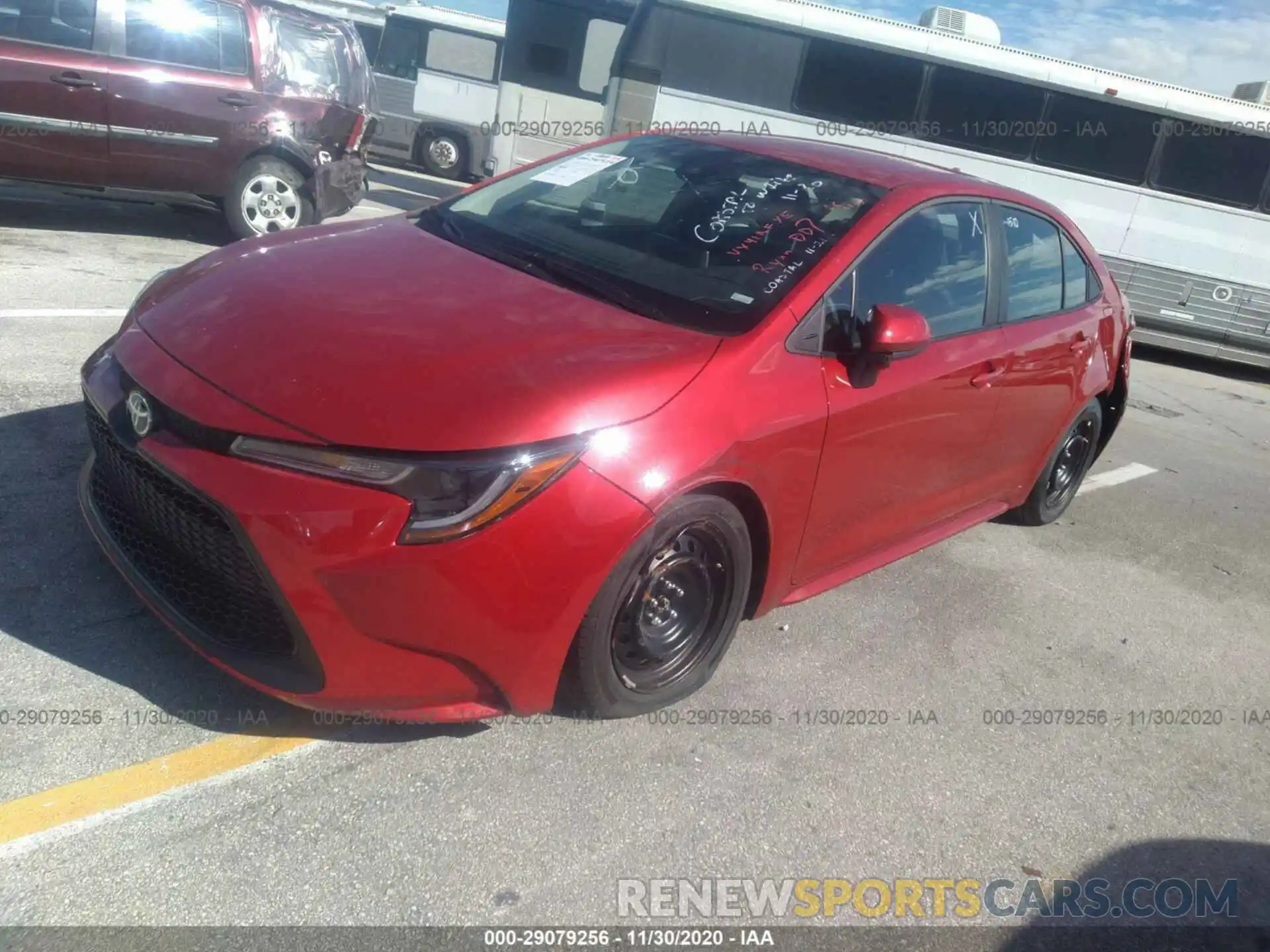 2 Photograph of a damaged car 5YFEPMAE7MP168586 TOYOTA COROLLA 2021