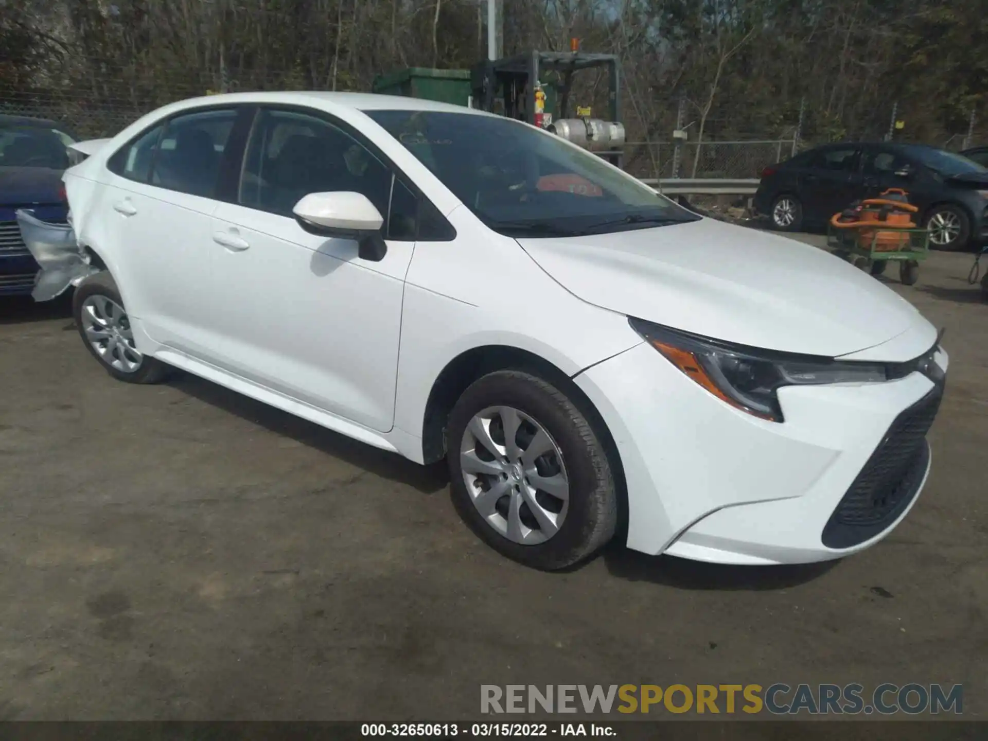 1 Photograph of a damaged car 5YFEPMAE7MP169012 TOYOTA COROLLA 2021