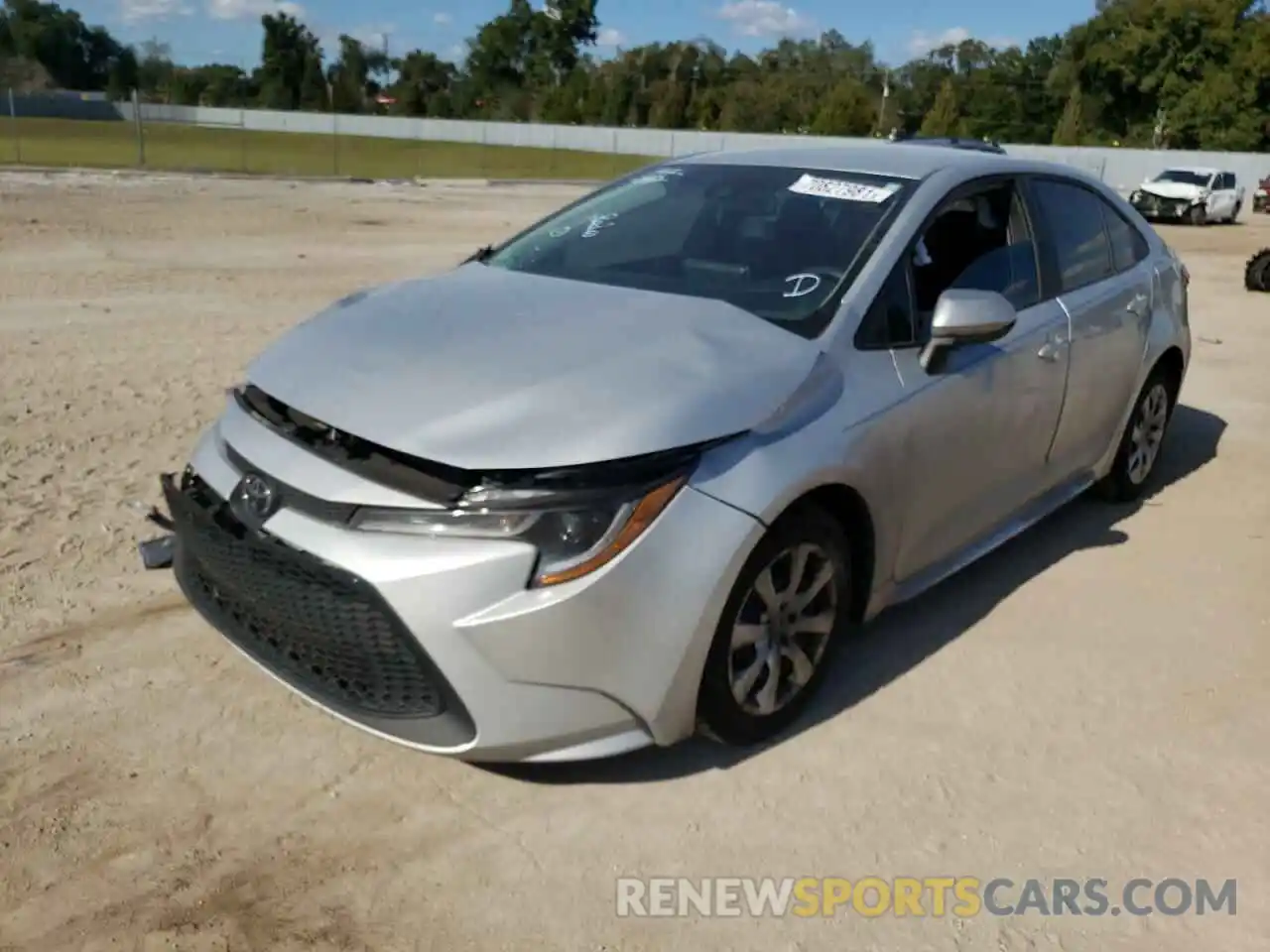 2 Photograph of a damaged car 5YFEPMAE7MP169950 TOYOTA COROLLA 2021