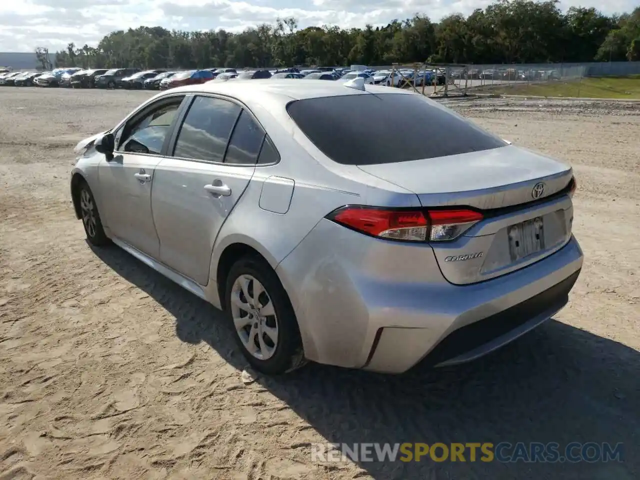 3 Photograph of a damaged car 5YFEPMAE7MP169950 TOYOTA COROLLA 2021