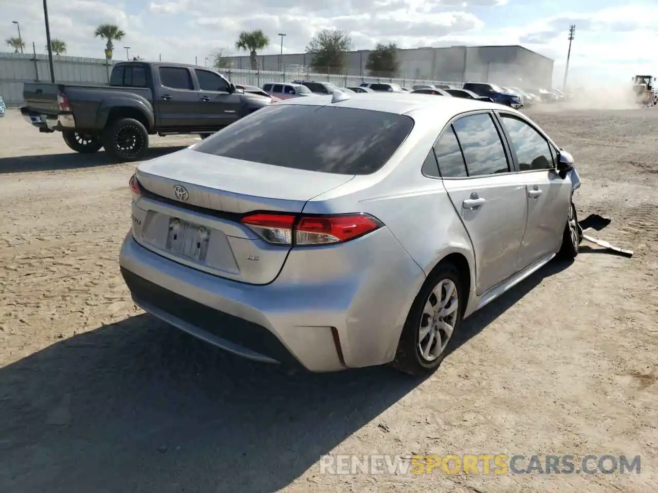 4 Photograph of a damaged car 5YFEPMAE7MP169950 TOYOTA COROLLA 2021