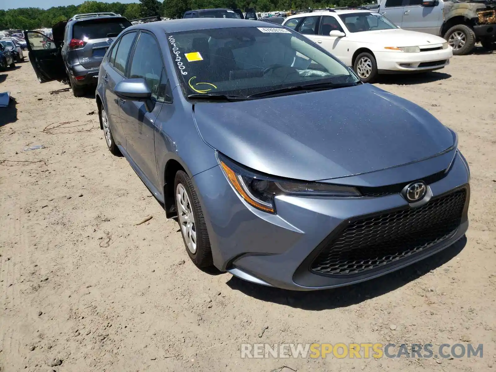 1 Photograph of a damaged car 5YFEPMAE7MP170743 TOYOTA COROLLA 2021