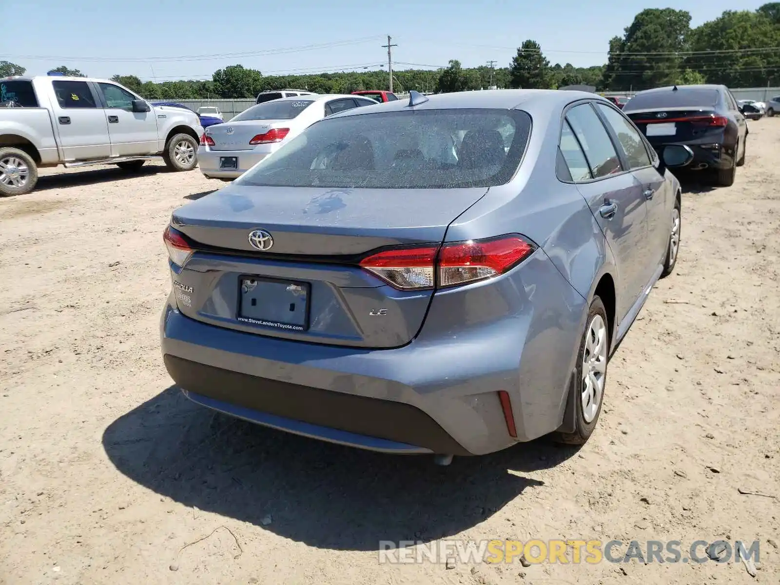 4 Photograph of a damaged car 5YFEPMAE7MP170743 TOYOTA COROLLA 2021