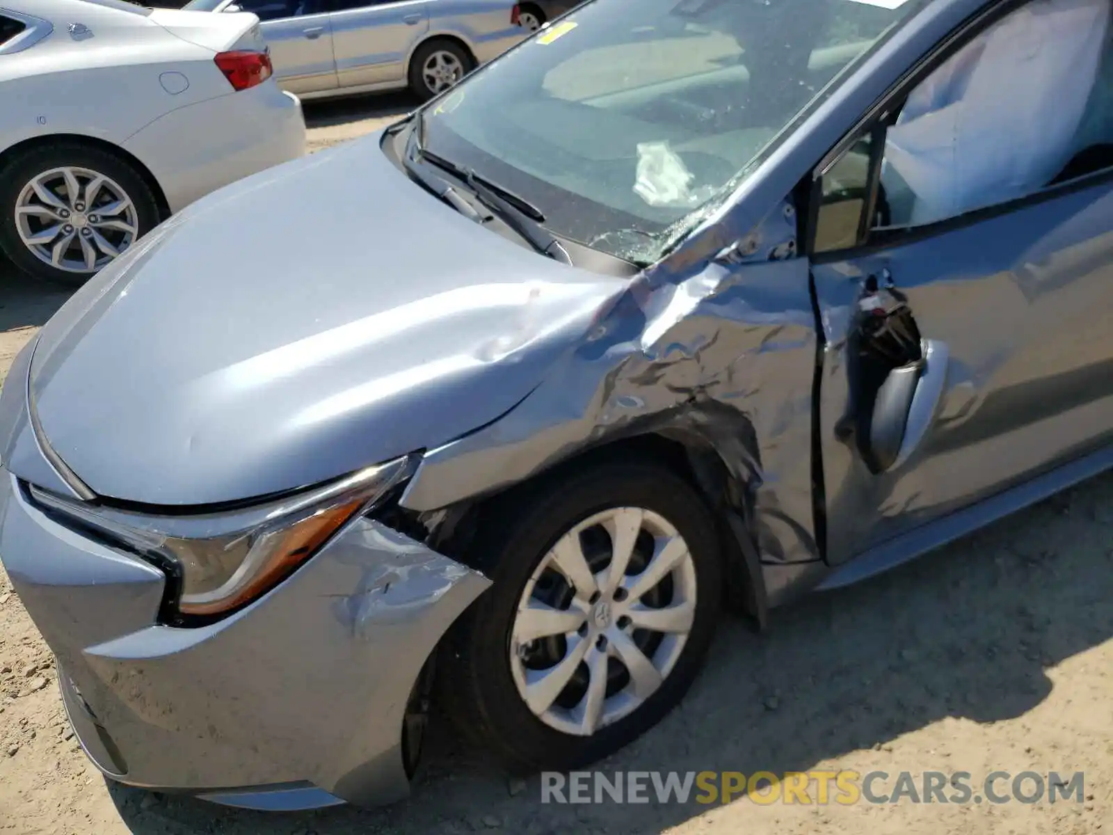 9 Photograph of a damaged car 5YFEPMAE7MP170743 TOYOTA COROLLA 2021