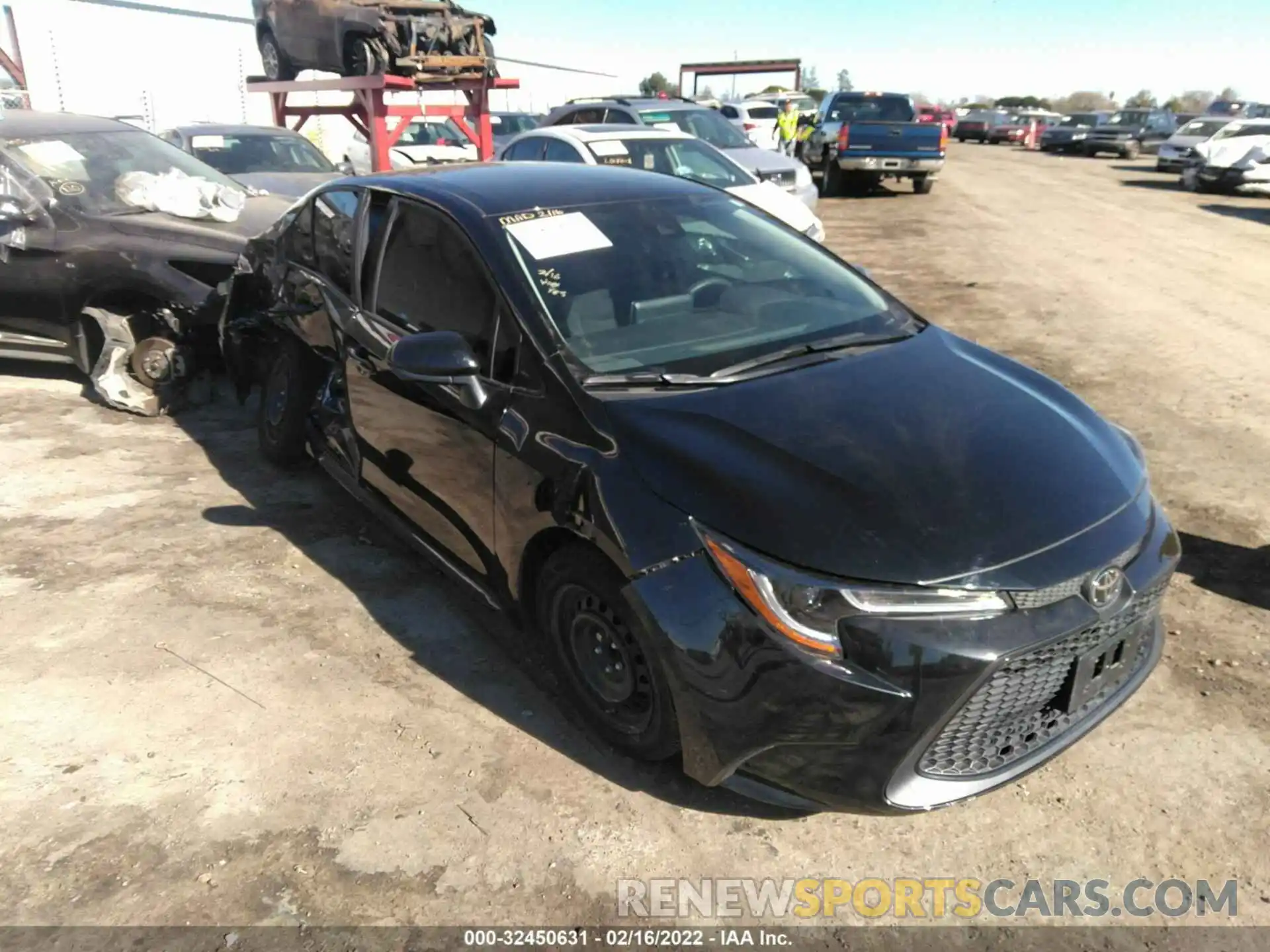 1 Photograph of a damaged car 5YFEPMAE7MP171214 TOYOTA COROLLA 2021