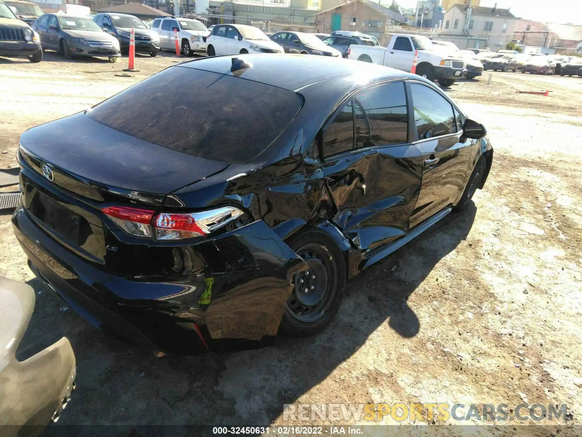 4 Photograph of a damaged car 5YFEPMAE7MP171214 TOYOTA COROLLA 2021