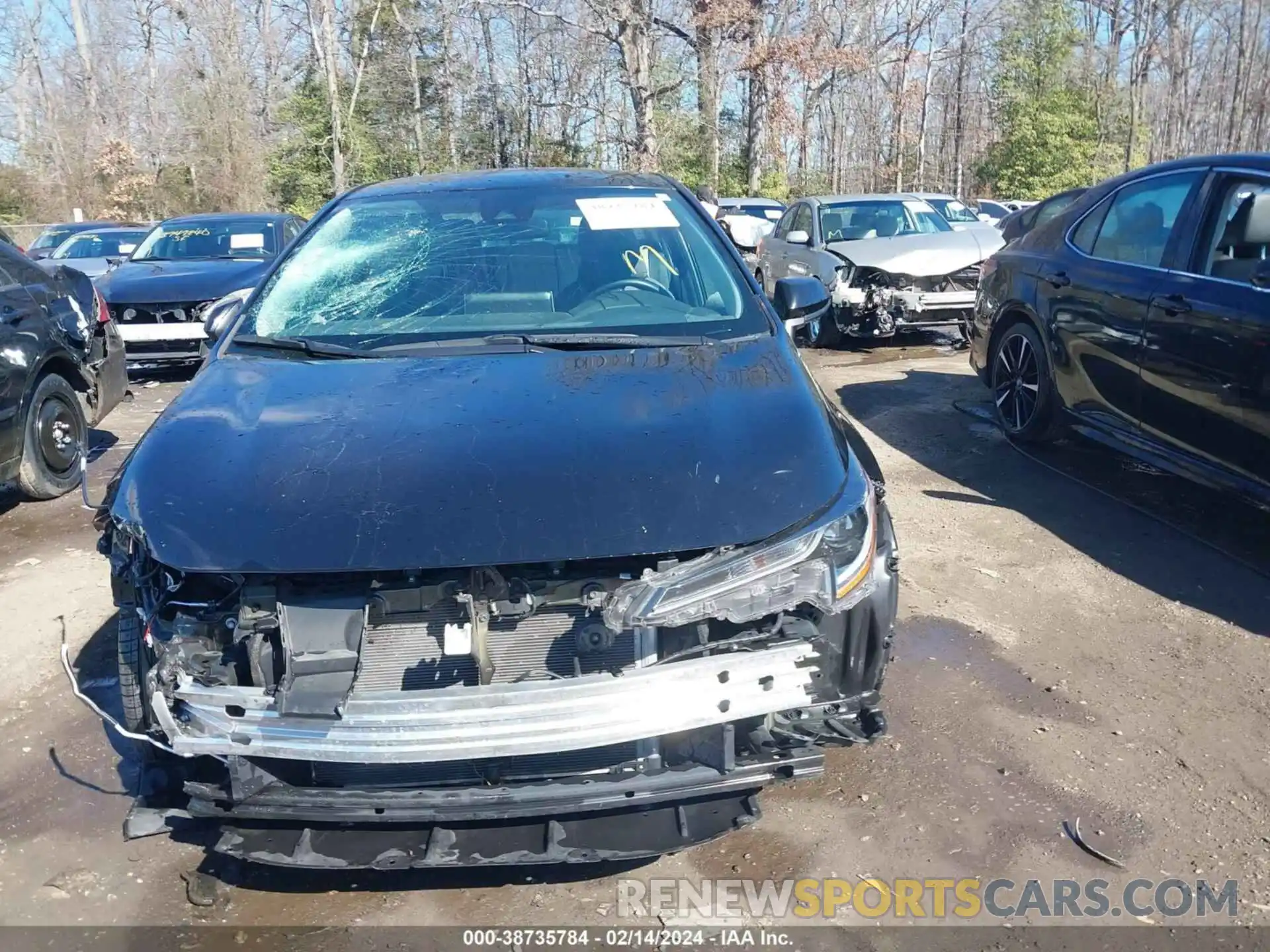 13 Photograph of a damaged car 5YFEPMAE7MP172542 TOYOTA COROLLA 2021