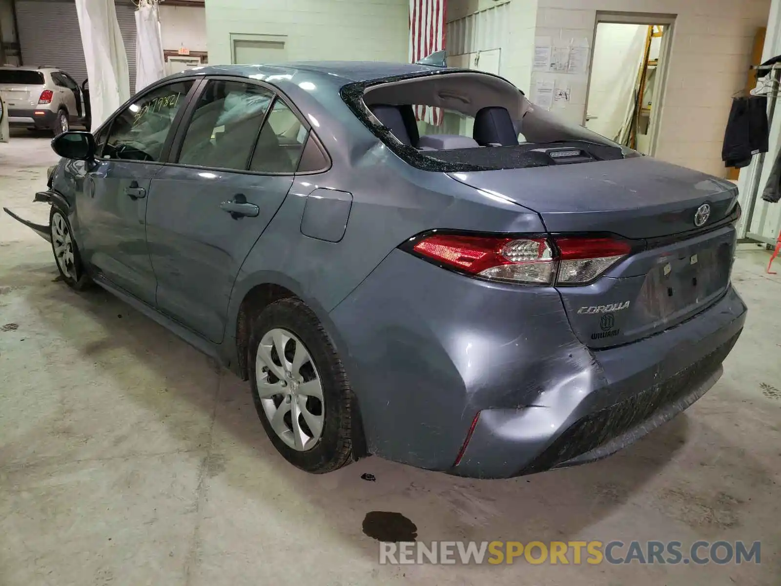 3 Photograph of a damaged car 5YFEPMAE7MP173383 TOYOTA COROLLA 2021