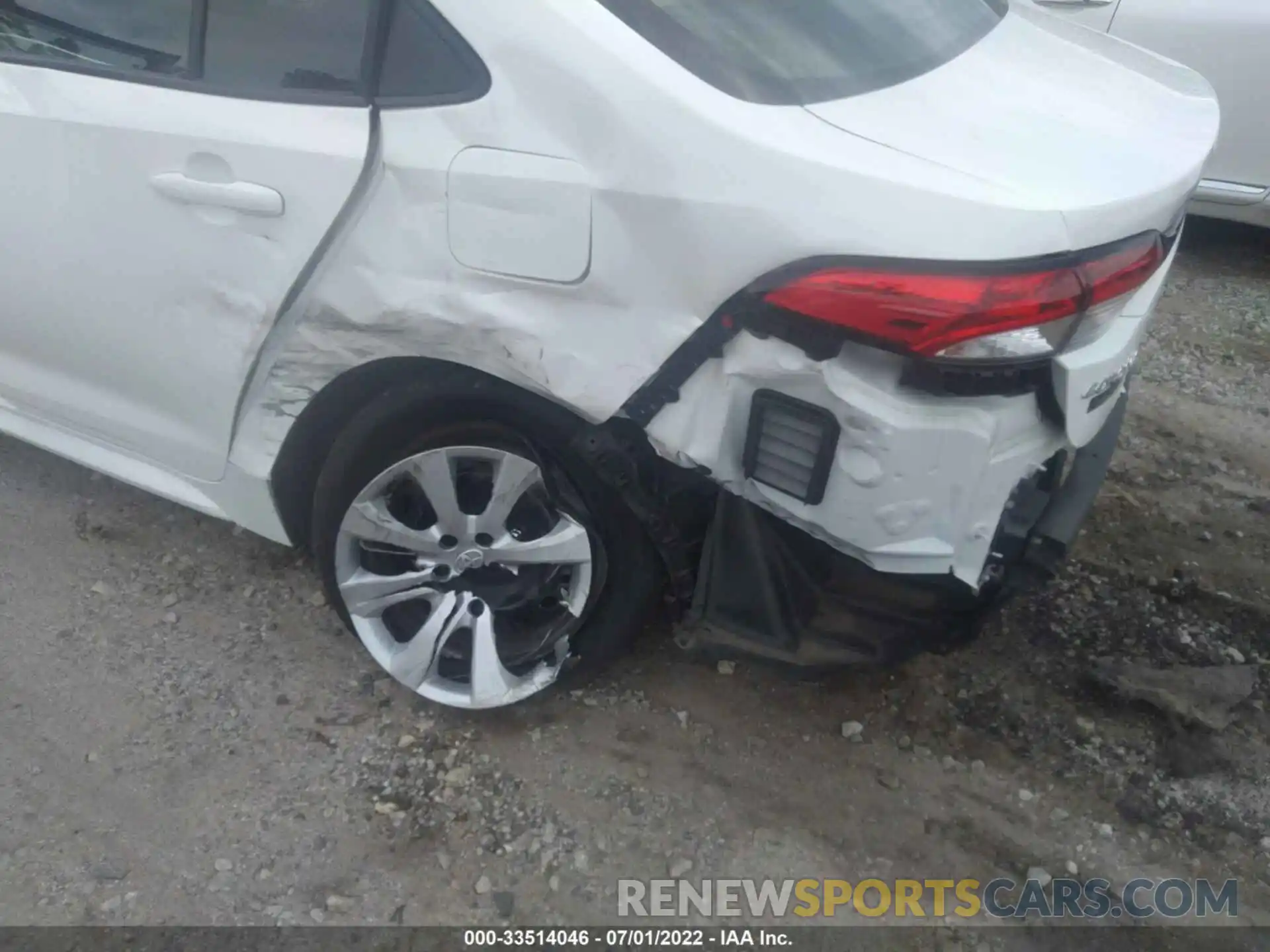 6 Photograph of a damaged car 5YFEPMAE7MP173951 TOYOTA COROLLA 2021