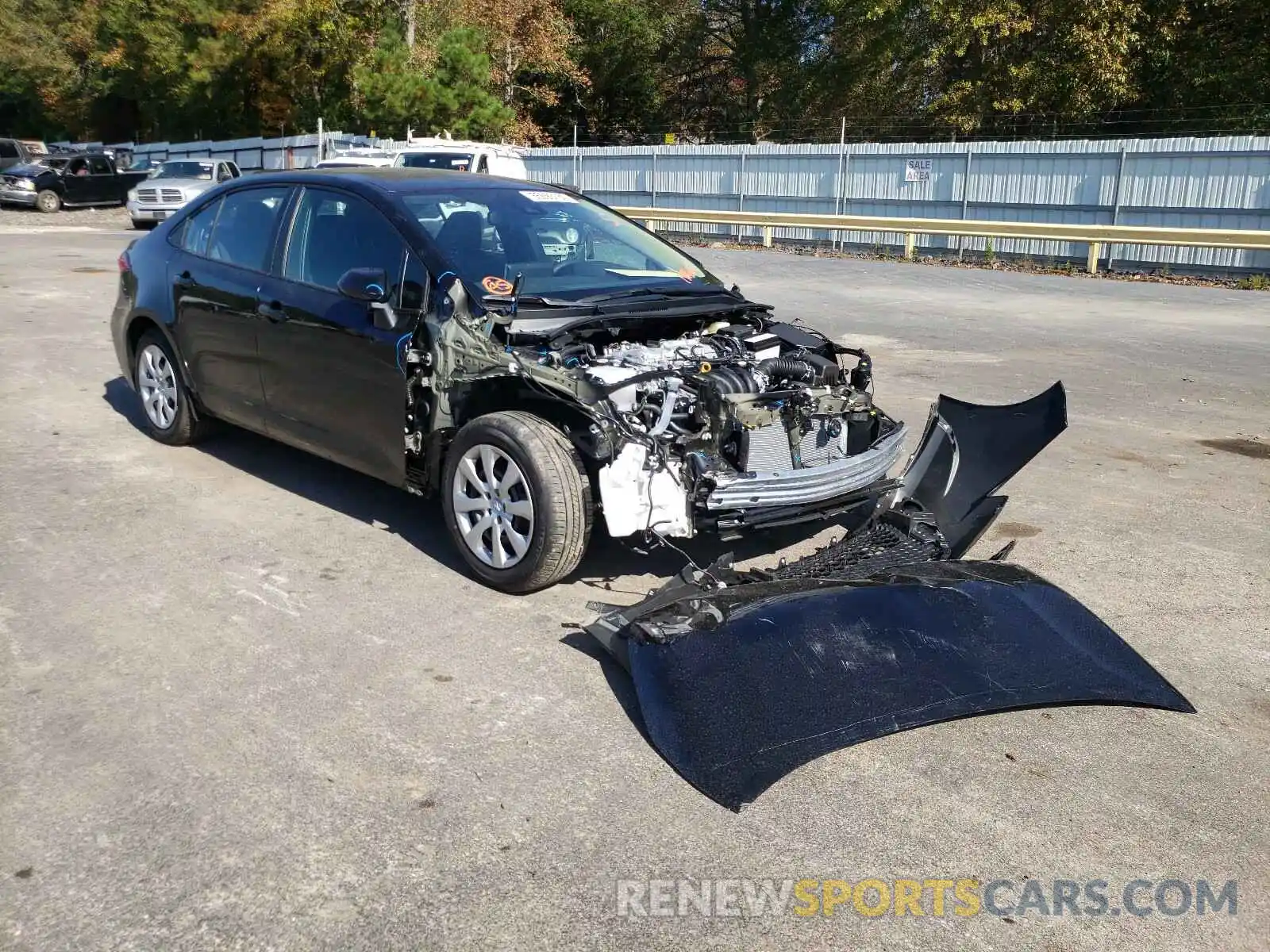 1 Photograph of a damaged car 5YFEPMAE7MP174615 TOYOTA COROLLA 2021