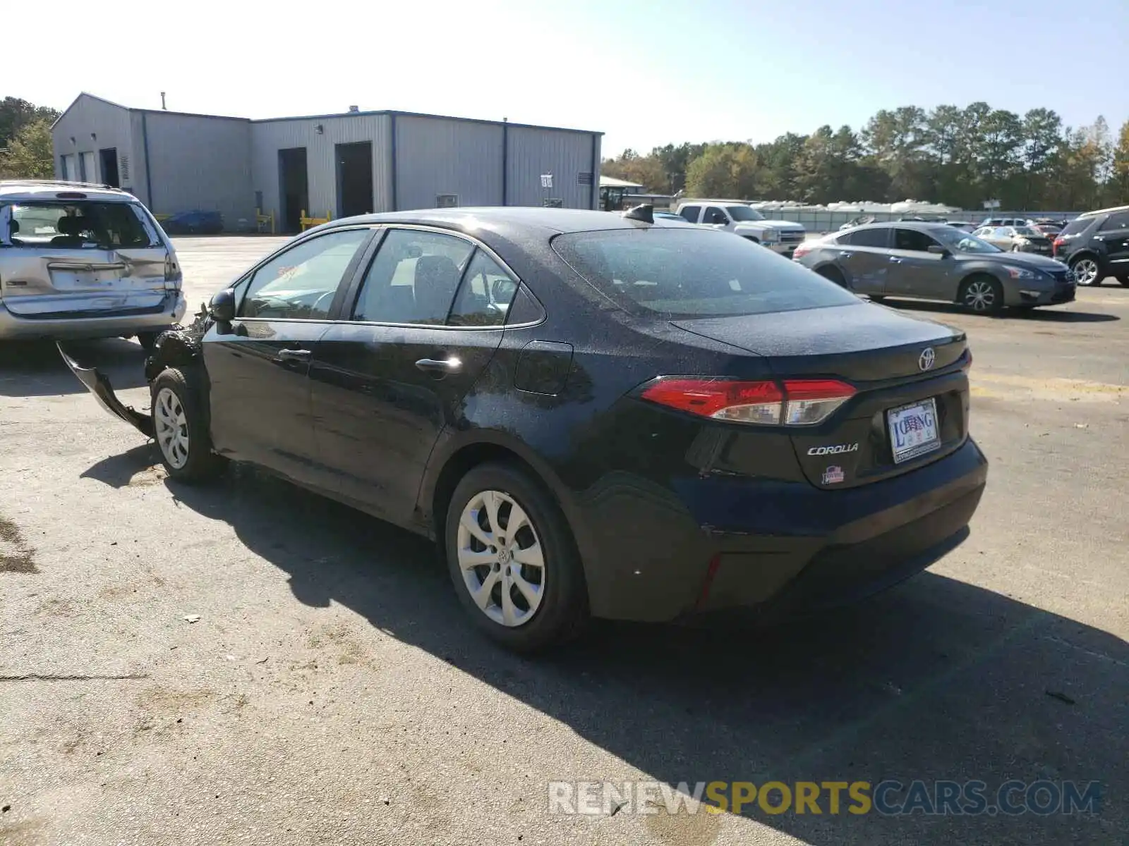 3 Photograph of a damaged car 5YFEPMAE7MP174615 TOYOTA COROLLA 2021