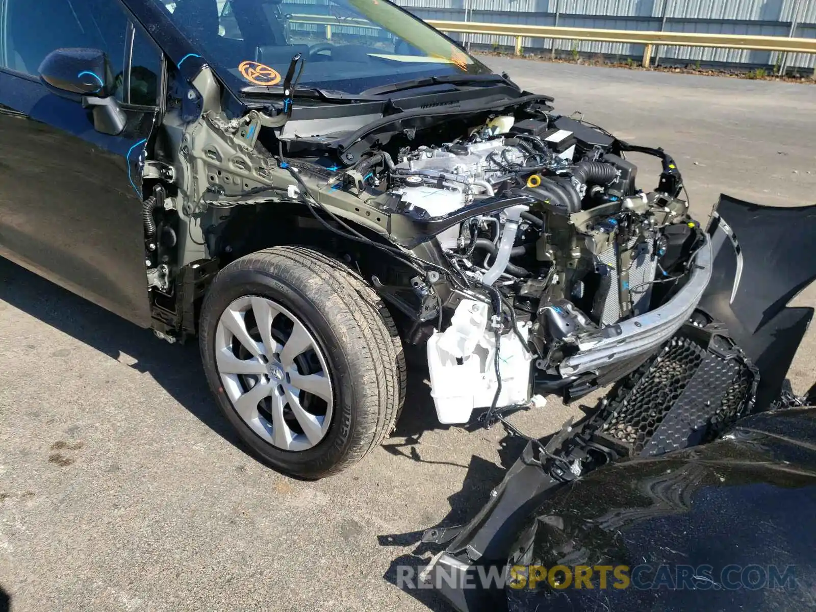 9 Photograph of a damaged car 5YFEPMAE7MP174615 TOYOTA COROLLA 2021