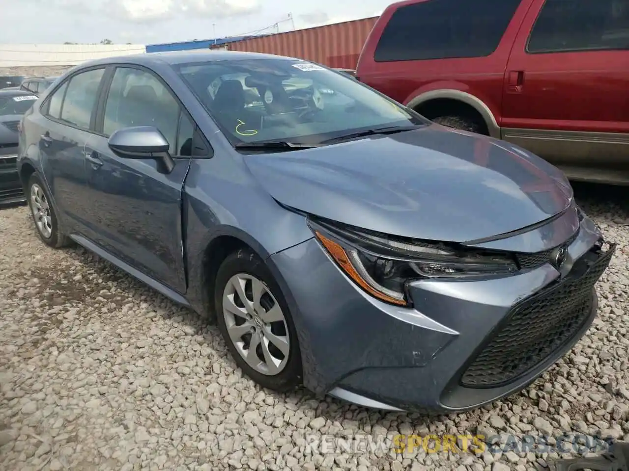 1 Photograph of a damaged car 5YFEPMAE7MP175859 TOYOTA COROLLA 2021