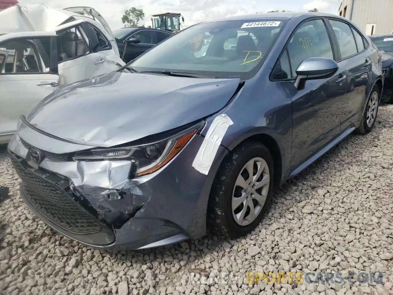 2 Photograph of a damaged car 5YFEPMAE7MP175859 TOYOTA COROLLA 2021