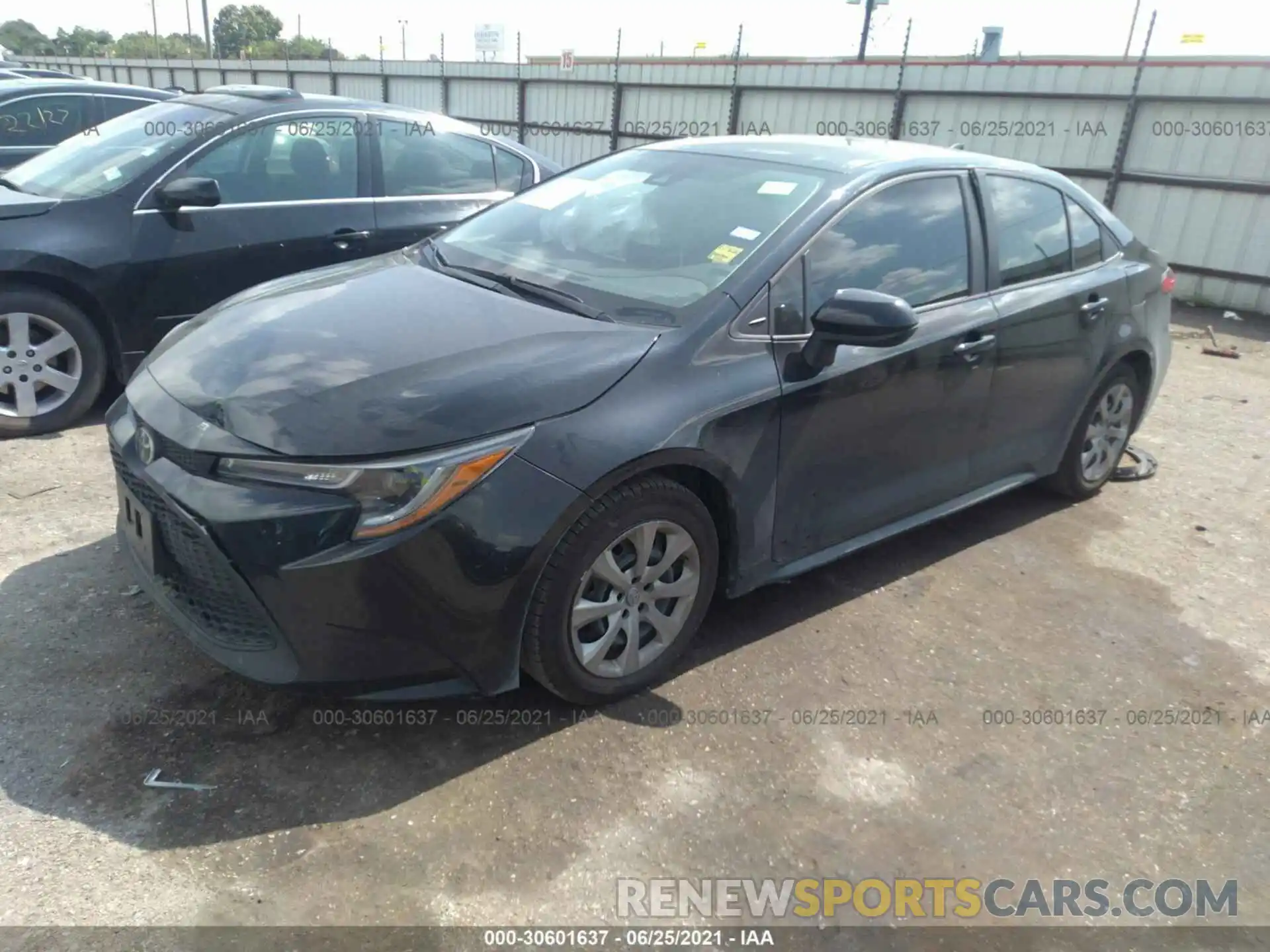 2 Photograph of a damaged car 5YFEPMAE7MP177031 TOYOTA COROLLA 2021