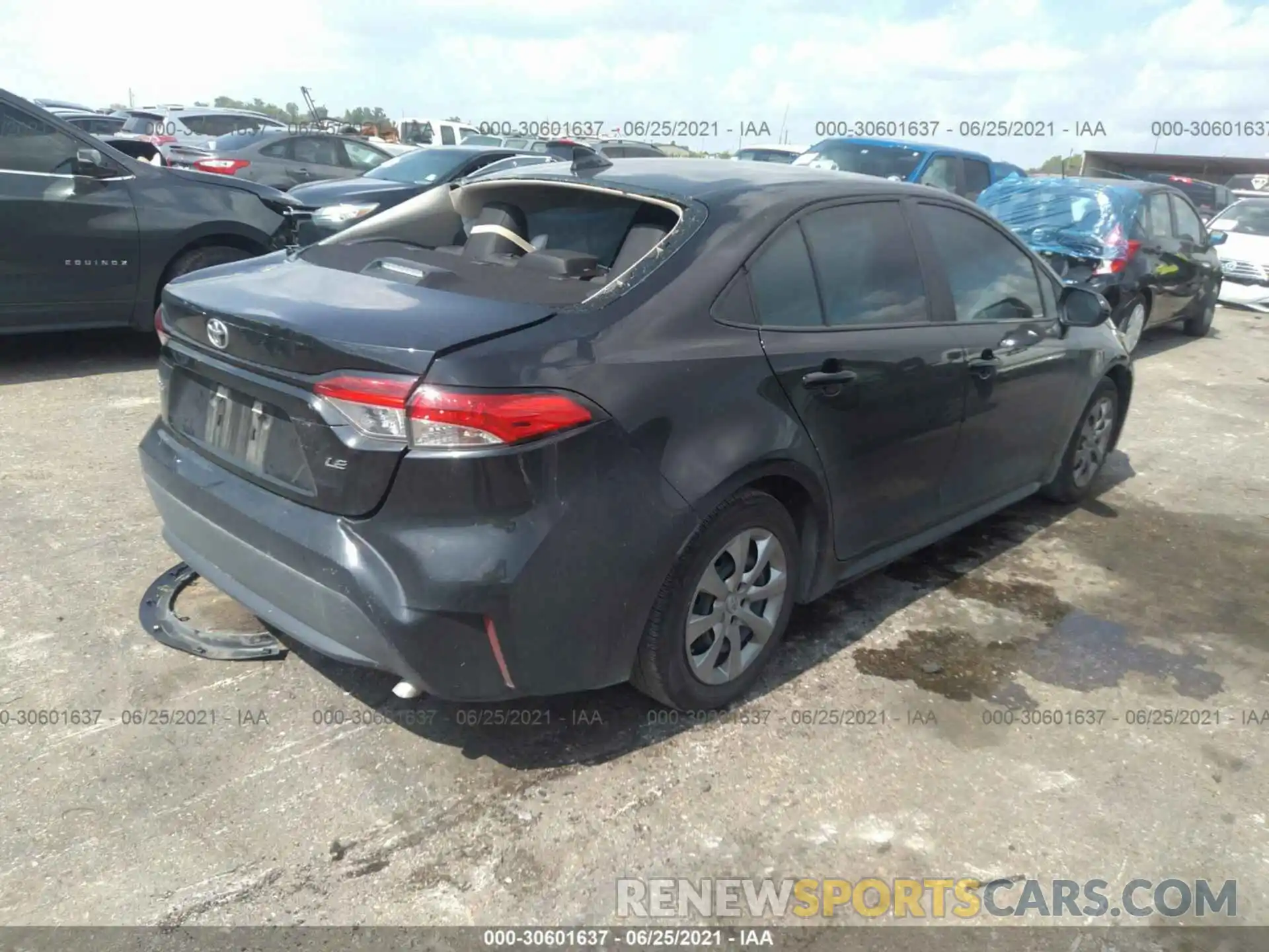 4 Photograph of a damaged car 5YFEPMAE7MP177031 TOYOTA COROLLA 2021