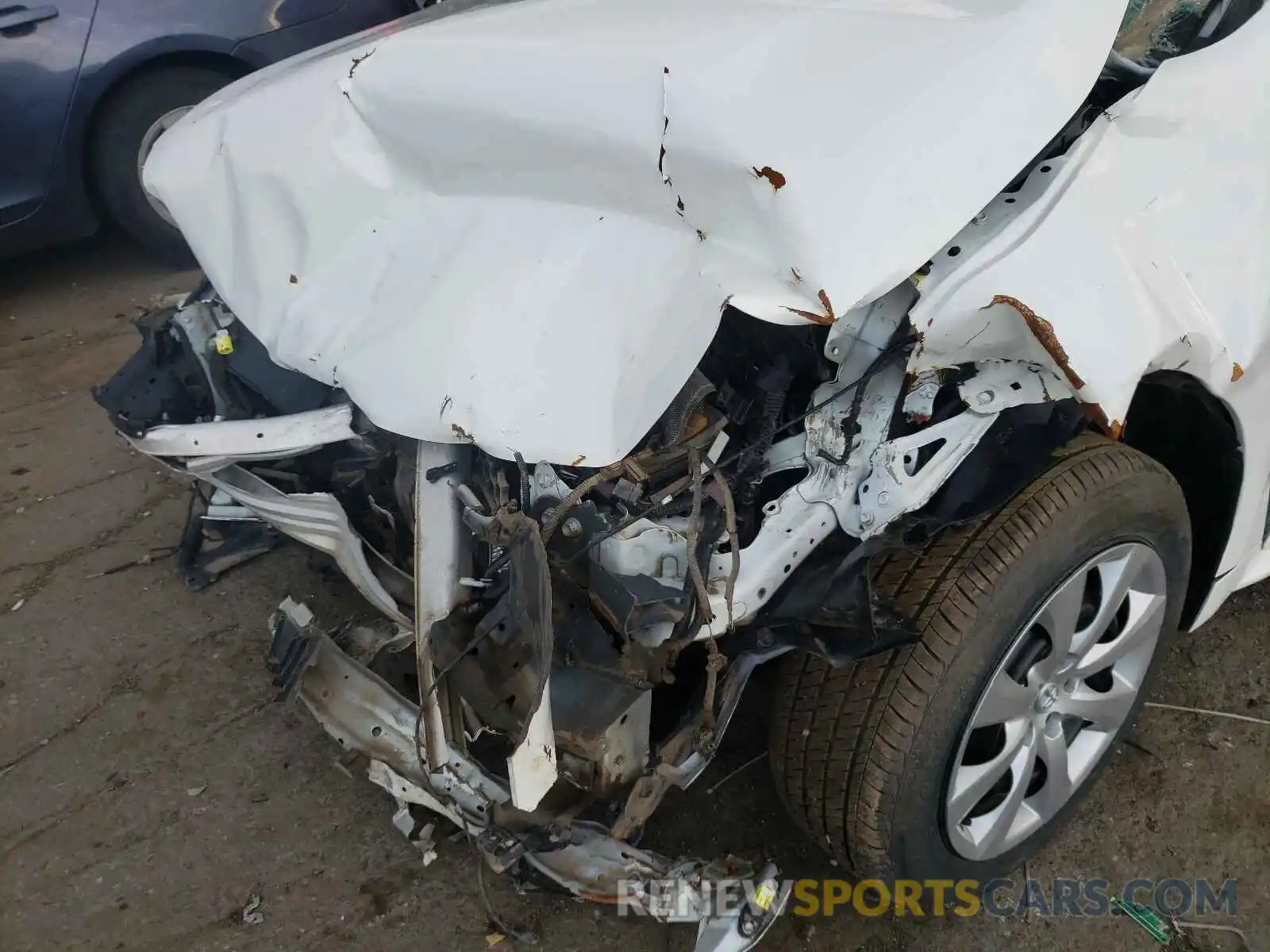 9 Фотография поврежденного автомобиля 5YFEPMAE7MP177336 TOYOTA COROLLA 2021