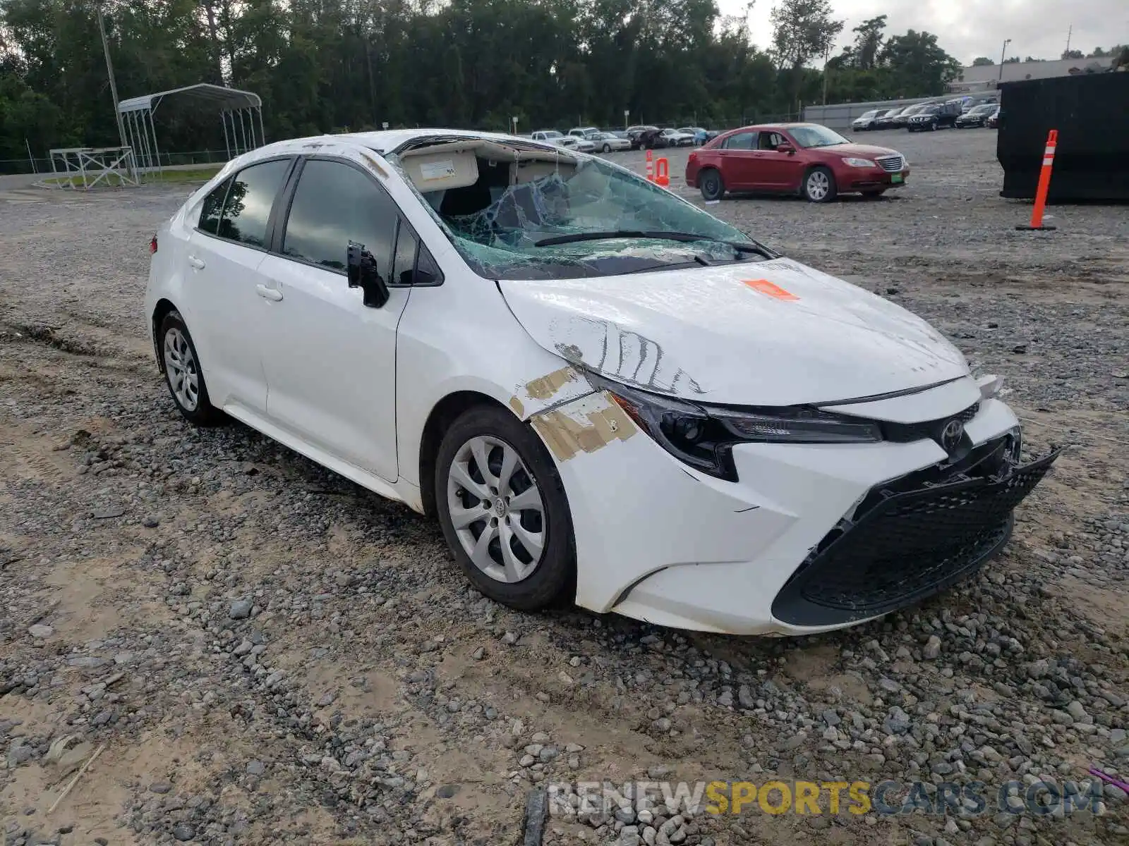 1 Photograph of a damaged car 5YFEPMAE7MP177353 TOYOTA COROLLA 2021