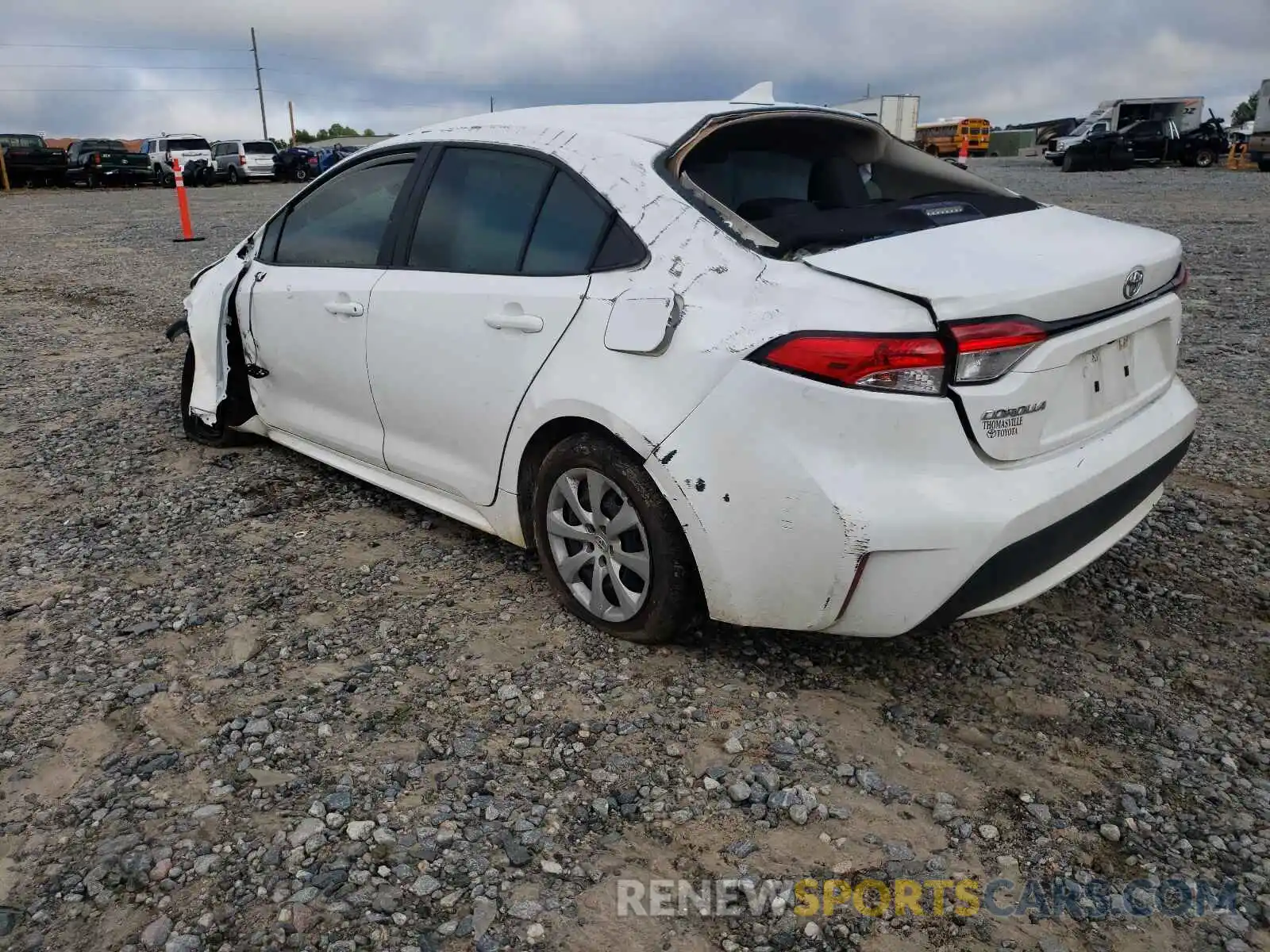 3 Фотография поврежденного автомобиля 5YFEPMAE7MP177353 TOYOTA COROLLA 2021