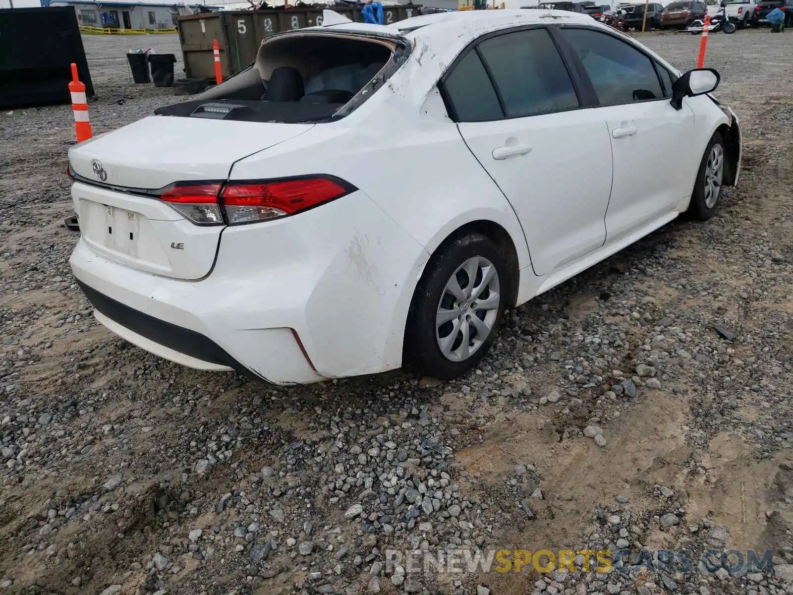 4 Фотография поврежденного автомобиля 5YFEPMAE7MP177353 TOYOTA COROLLA 2021