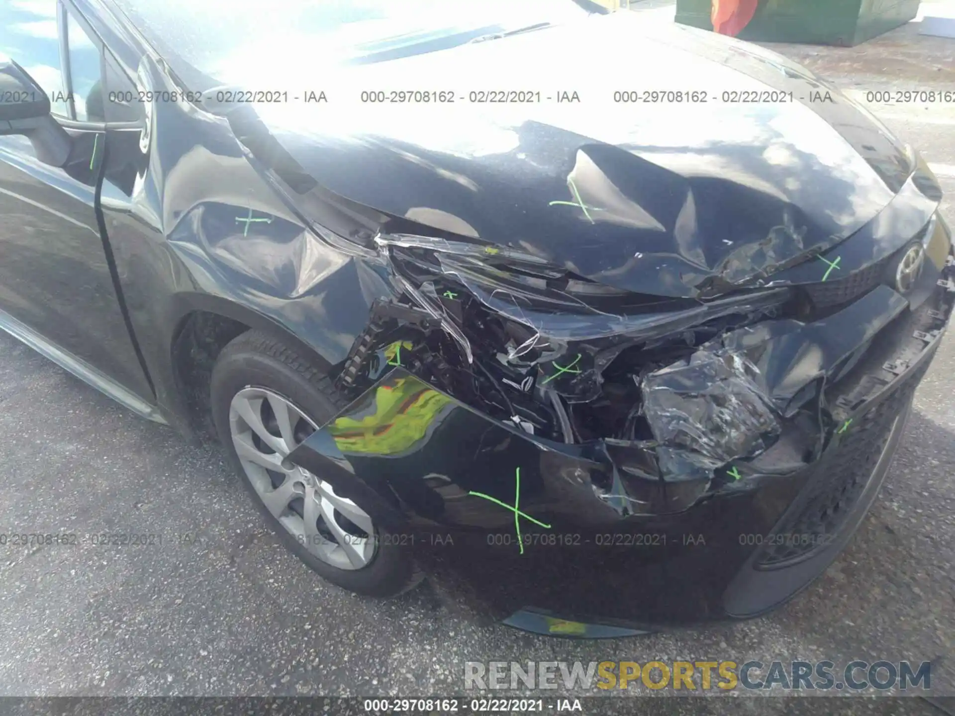 6 Photograph of a damaged car 5YFEPMAE7MP177434 TOYOTA COROLLA 2021