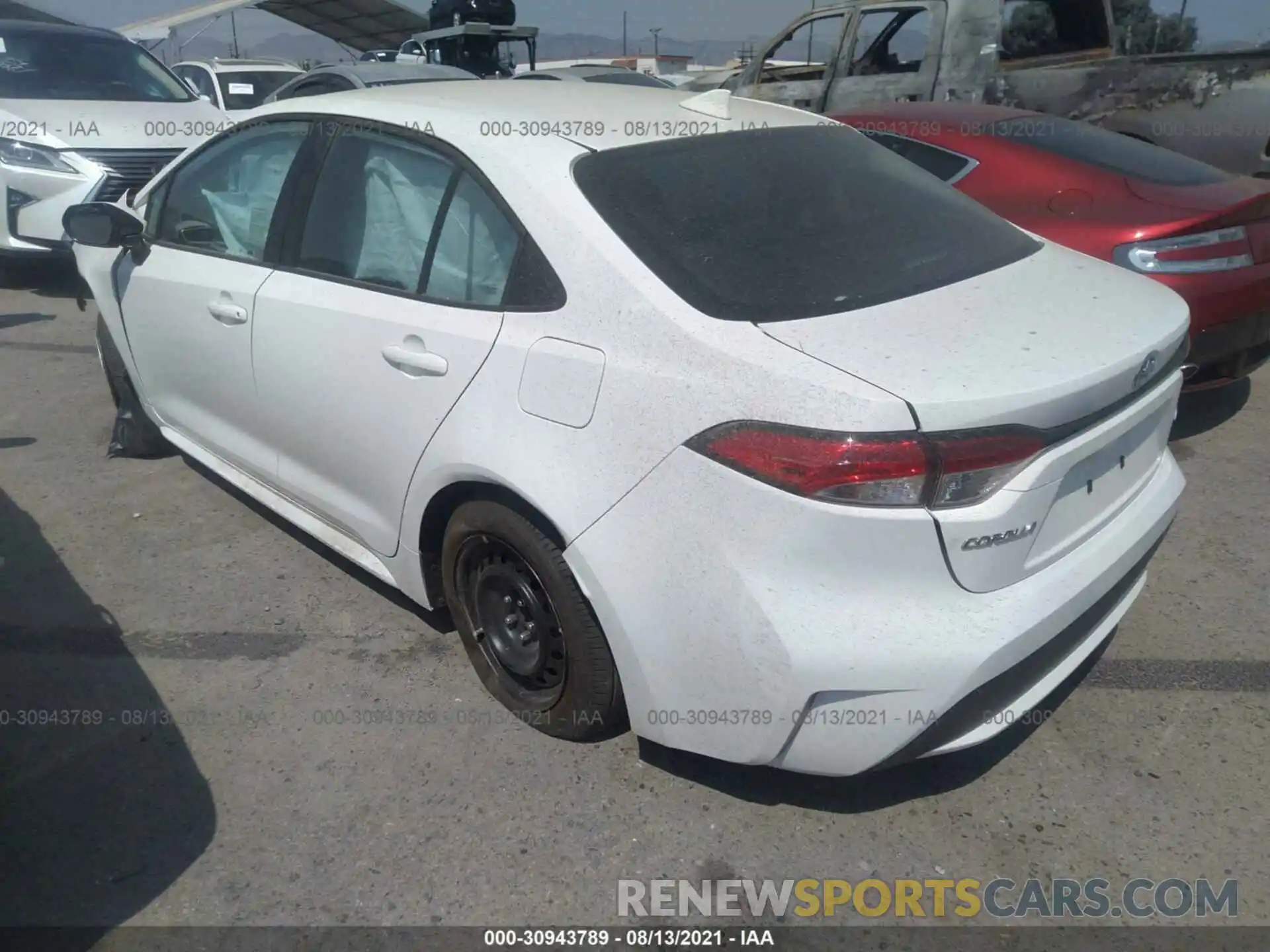 3 Photograph of a damaged car 5YFEPMAE7MP177577 TOYOTA COROLLA 2021