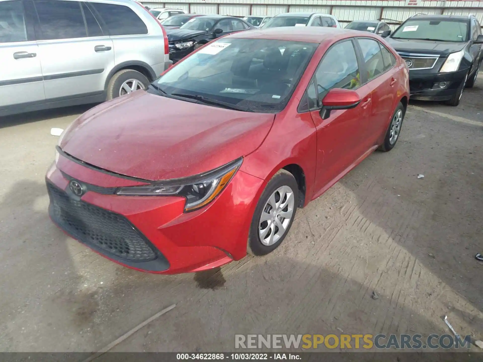 2 Photograph of a damaged car 5YFEPMAE7MP179250 TOYOTA COROLLA 2021